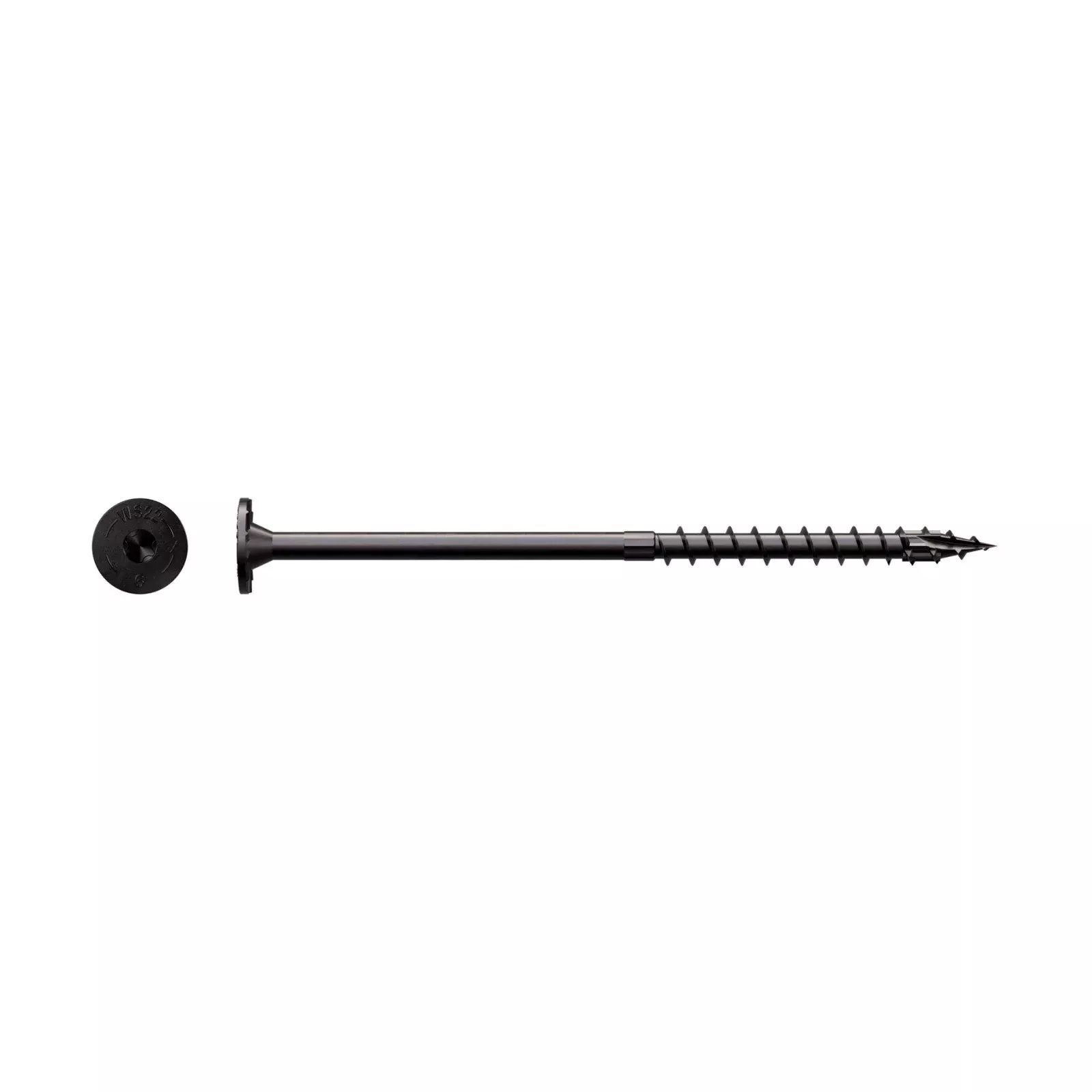 0.220" x 6" Strong-Tie SDWS22600DBBMBTimber Screw - Double Barrier Coating, Black | Qty. 250