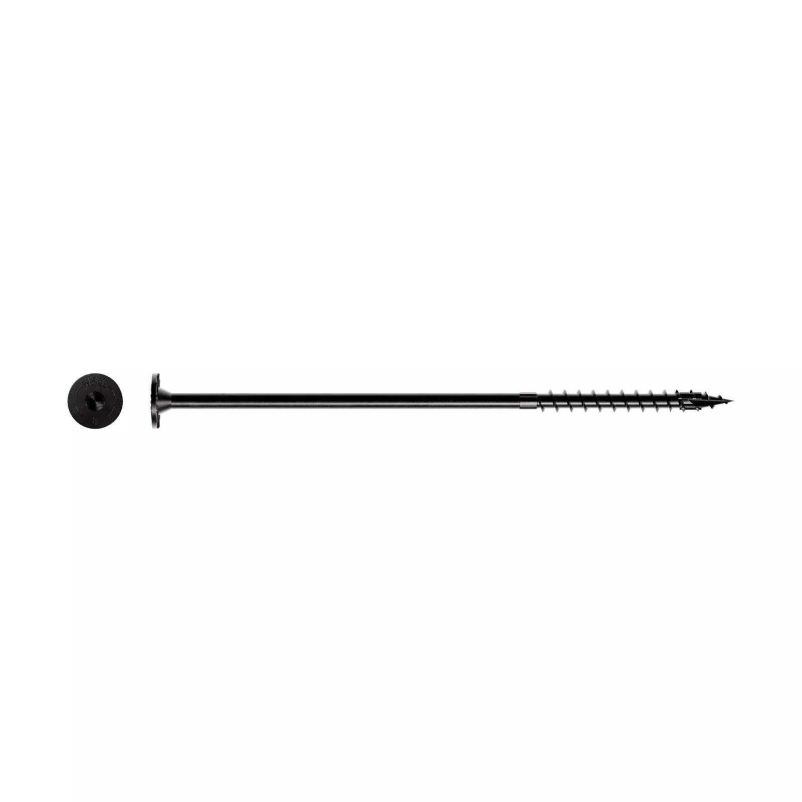 0.220" x 8" Strong-Tie SDWS22800DBBMBTimber Screw - Double Barrier Coating, Black | Qty. 250