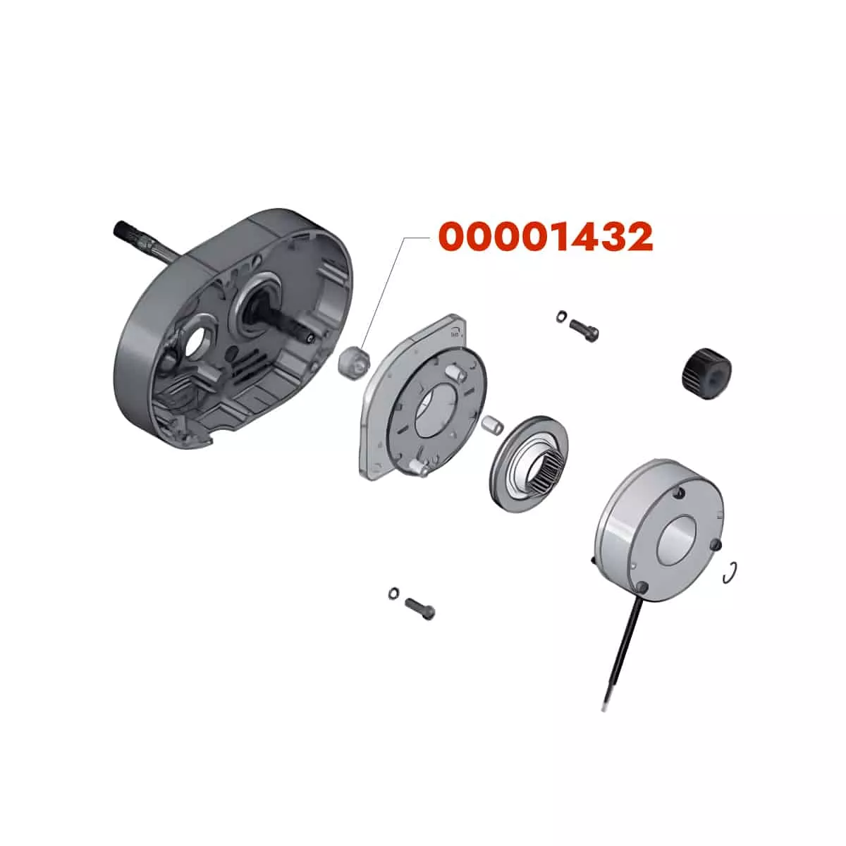 00001432 Hub Spacer V1 DC Brake