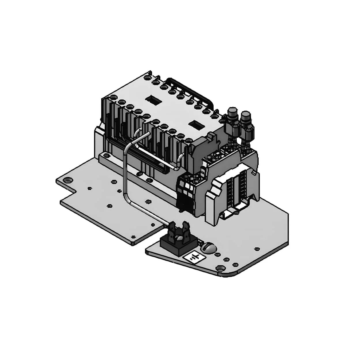 00001691 Contactor Plate Assembly w/ 110V Secondary
