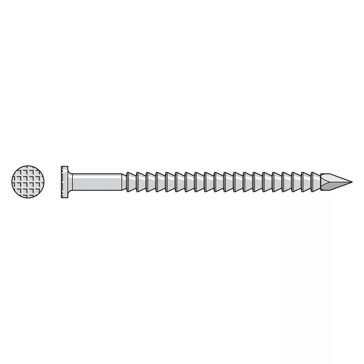 .072" x 1-3/4" Simpson T5ACDRWVR1 Steel Cedar Trim Nail - 316 Stainless Steel, Pkg 1 Lb
