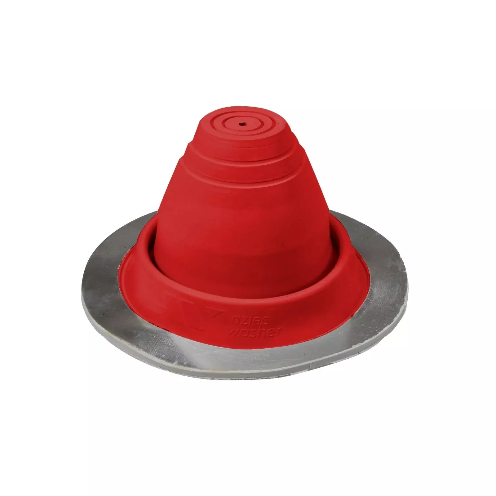 #1 Roofjack Round EPDM Pipe Flashing Boot for Metal Roof, Bright Red