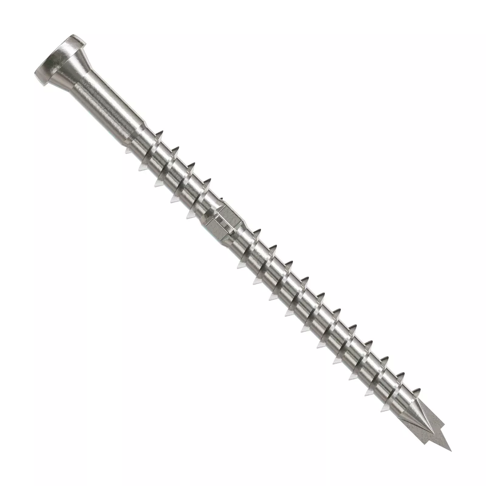 #10 x 2-1/2" Simpson Strong-Tie DHPD #2 Square Compact Head Hardwood (Ipe) Deck Screw - 305 Stainless Steel, Pkg. 350