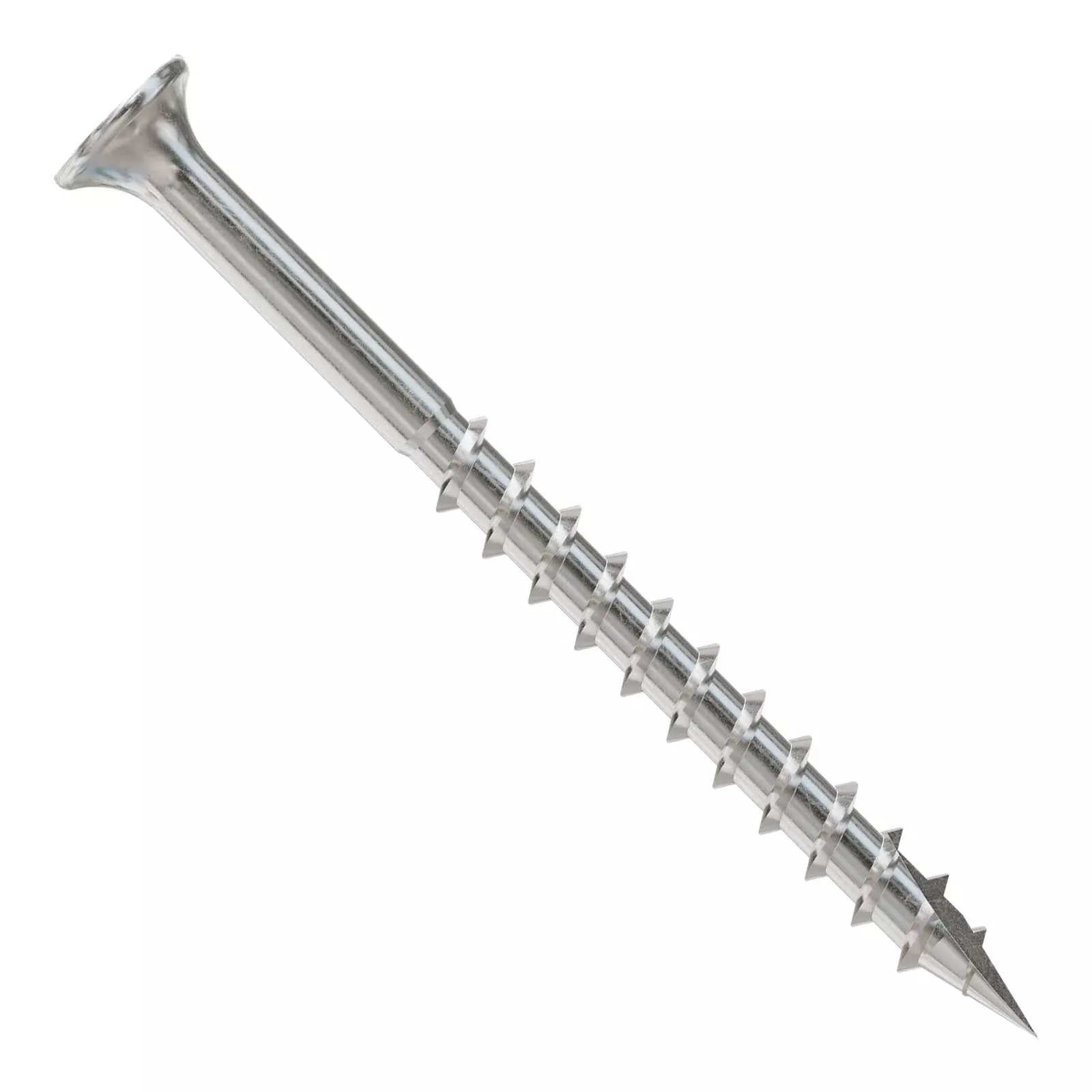 #10 x 2-1/2" Simpson Strong-Tie Square Drive Bugle-Head Wood Screw - 305 Stainless Steel, Pkg. 1 Lb.