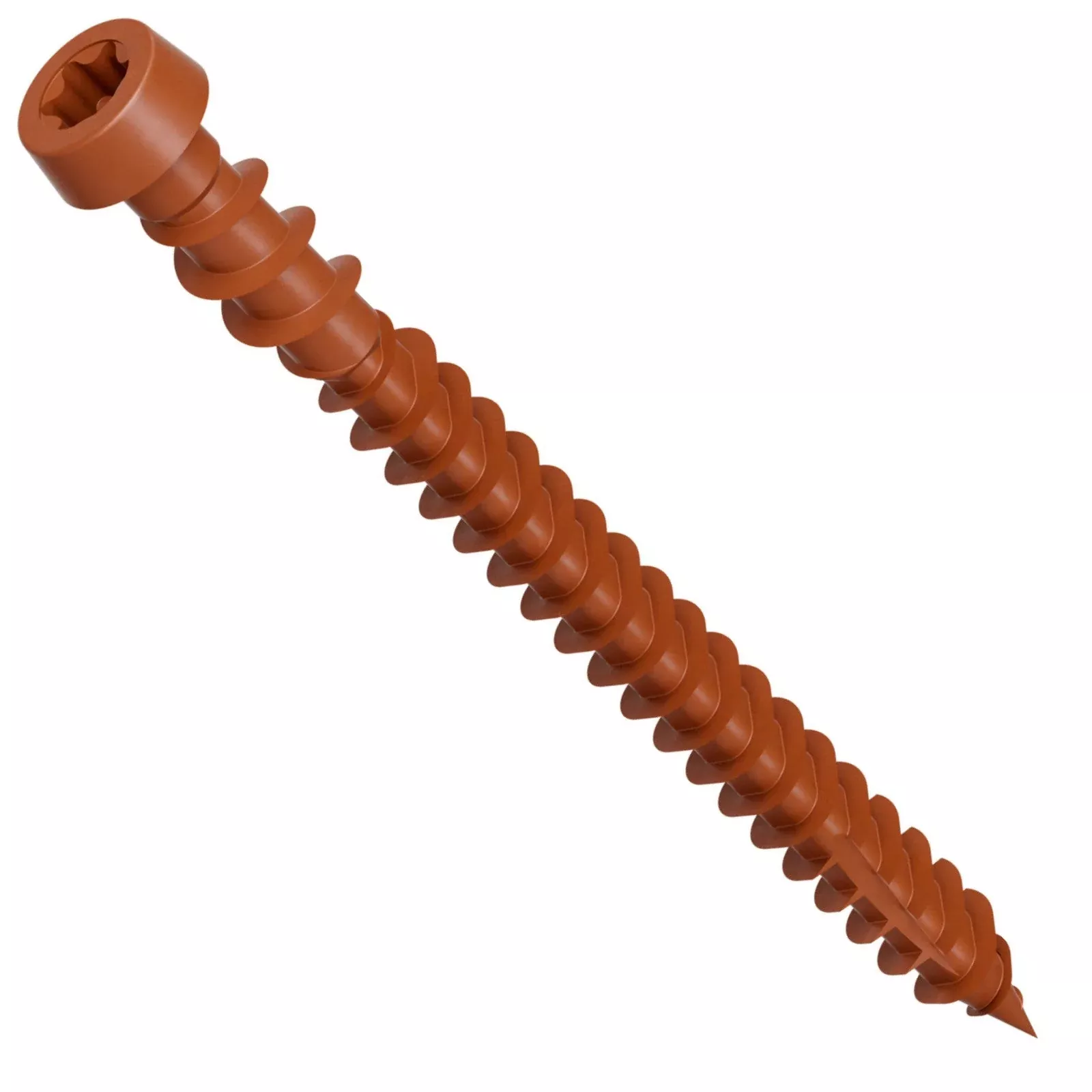 #10 x 2-3/8" Simpson Strong-Tie DCU Collated T20 Cap Head Composite Deck Screw - Quik Guard Coating, Gray, Pkg. 1,000