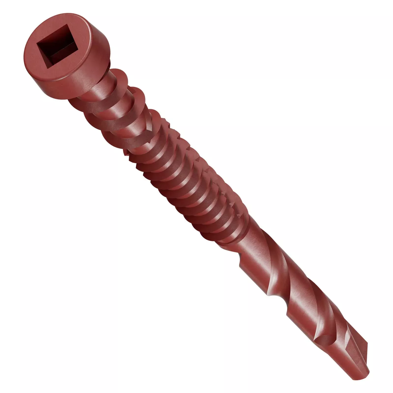 #10 x 2-3/8" Simpson Strong-Tie Quik Drive Collated Composite-To-Steel Screws - Quik Guard Coating, Red 01, Pkg. 1,000