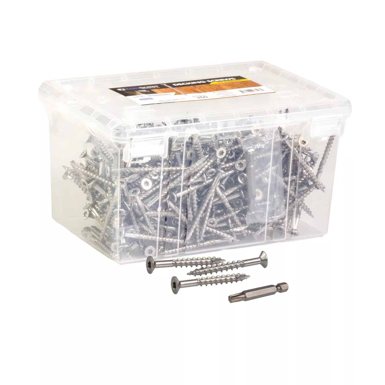 #10 x 2" Conquest T25 Bugle Head Deck Screws - 304 Stainless Steel, Pkg. 350