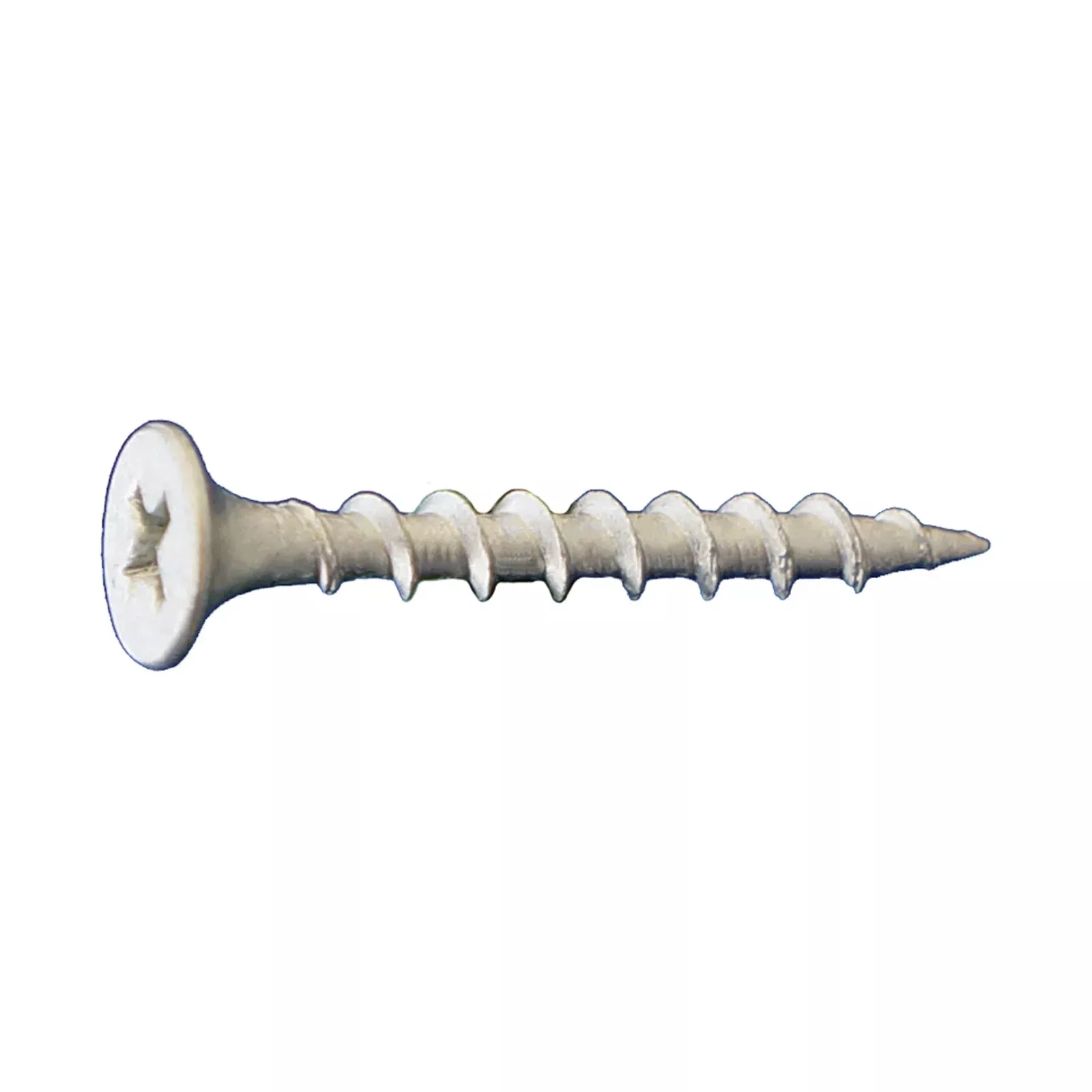 #10 x 3-1/2" Daggerz #2 Phillips Bugle Head Deck Screw - Dacromet, Pkg. 1,500