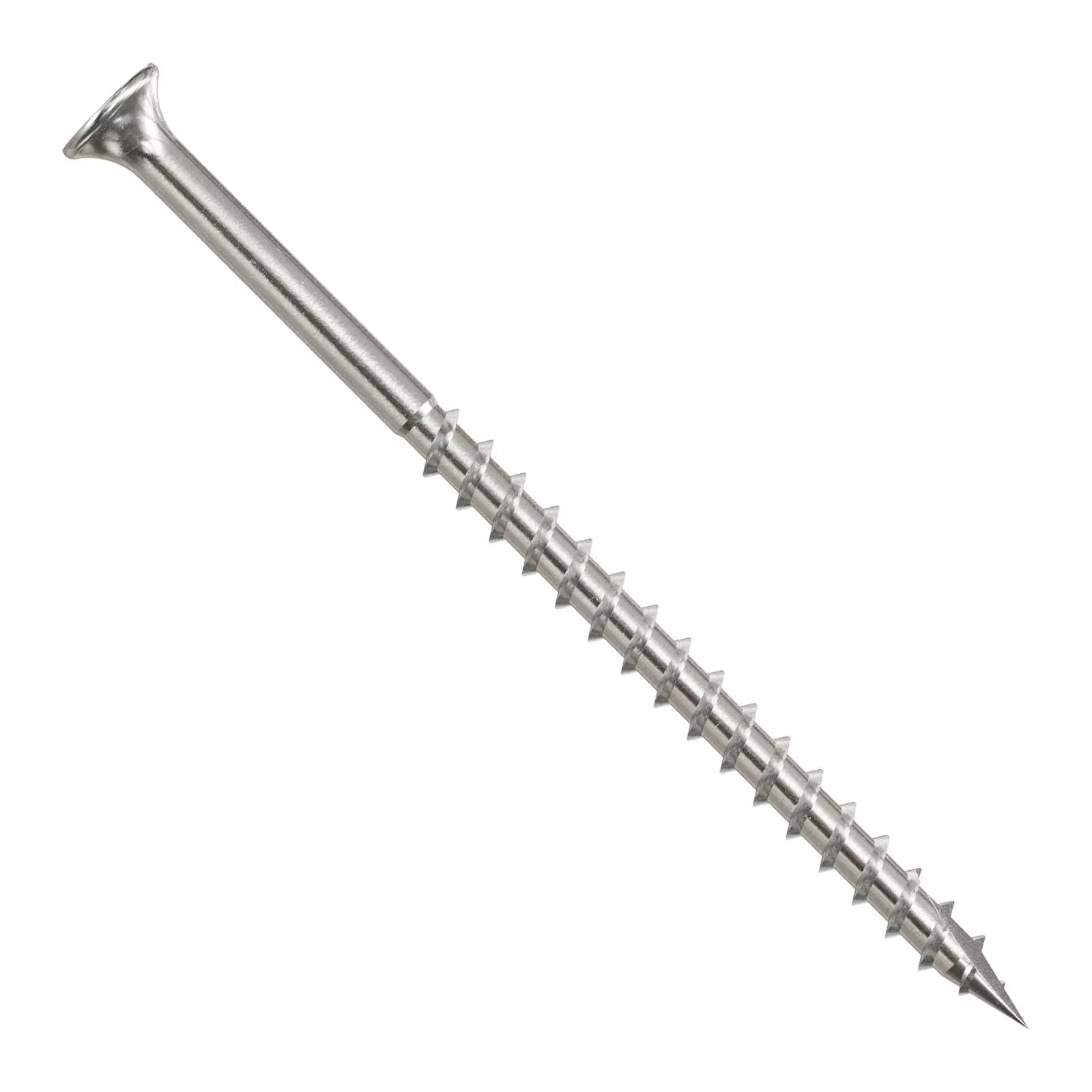 #10 x 3-1/2" Simpson Strong-Tie Square Drive Bugle-Head Wood Screw - 305 Stainless Steel, Pkg. 1 Lb.