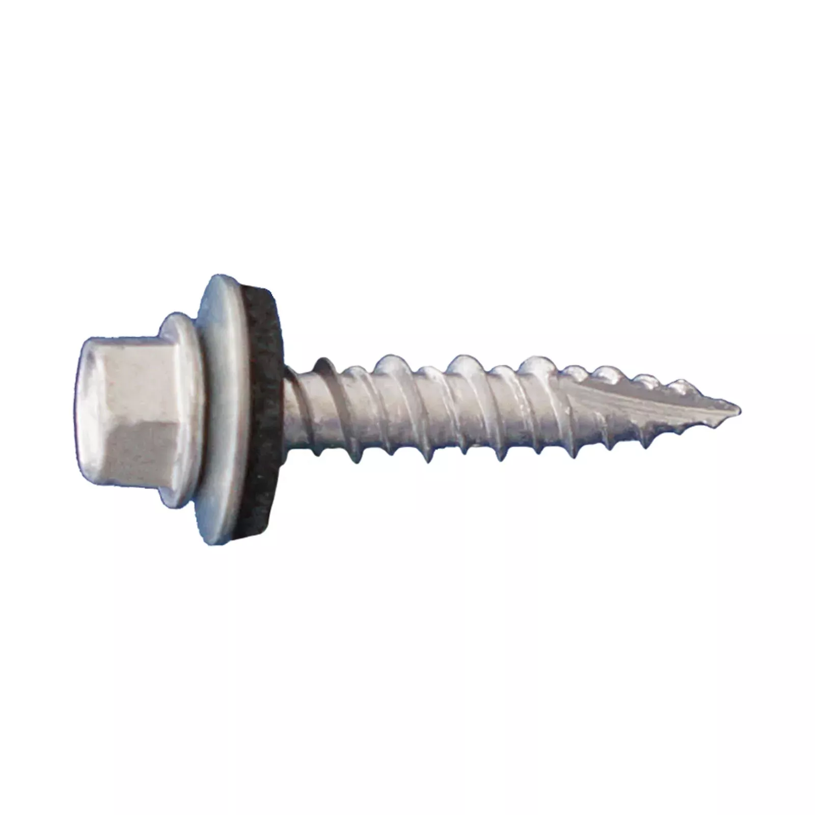#10 x 3" Post Frame Screw w/Washer, Hex Head - Dagger-Guard Coating, Pkg 1000