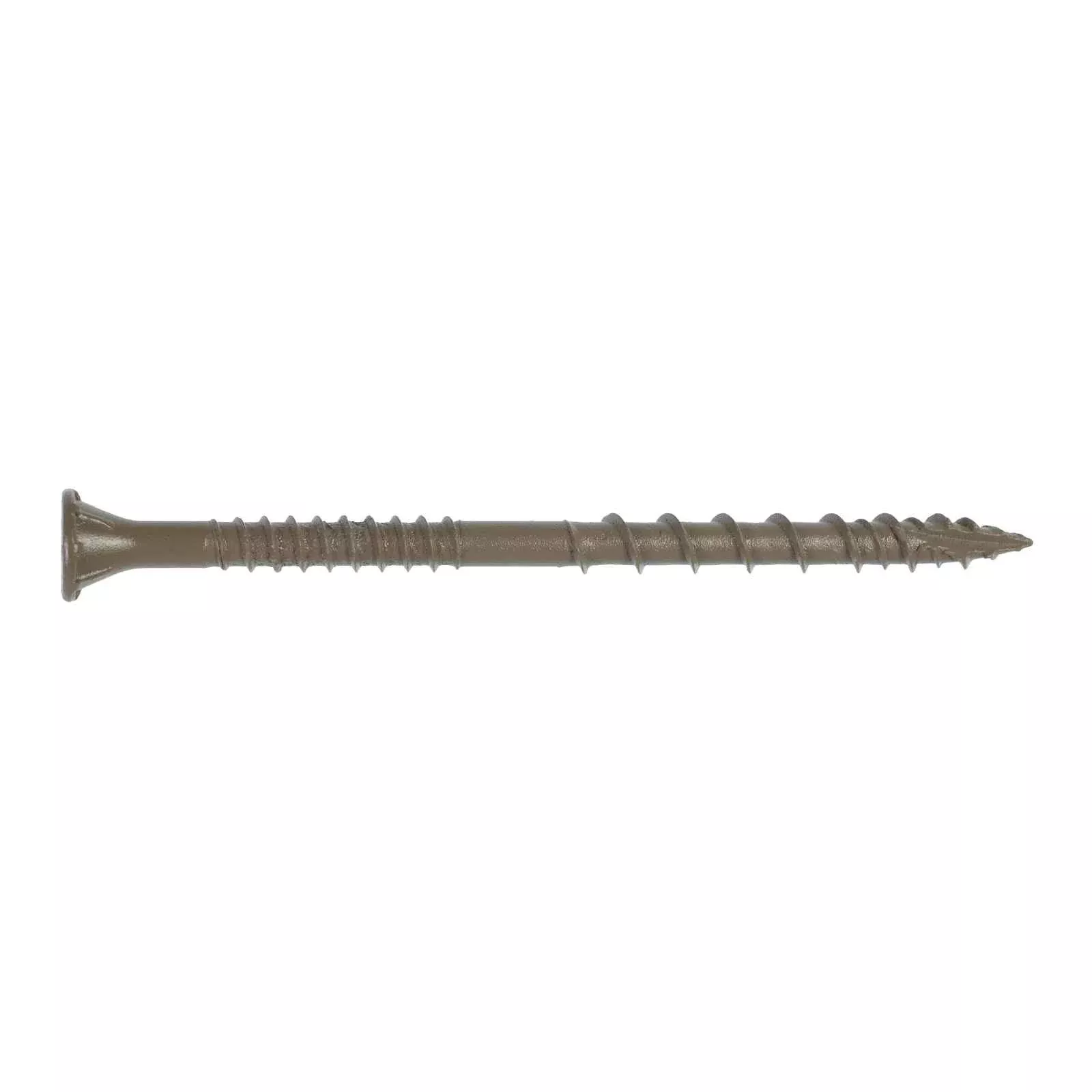 #10 x 3" Simpson Strong-Tie Deck-Drive T25 DSV Wood Screw - Quik Guard Coating, Tan, Pkg 1 lb