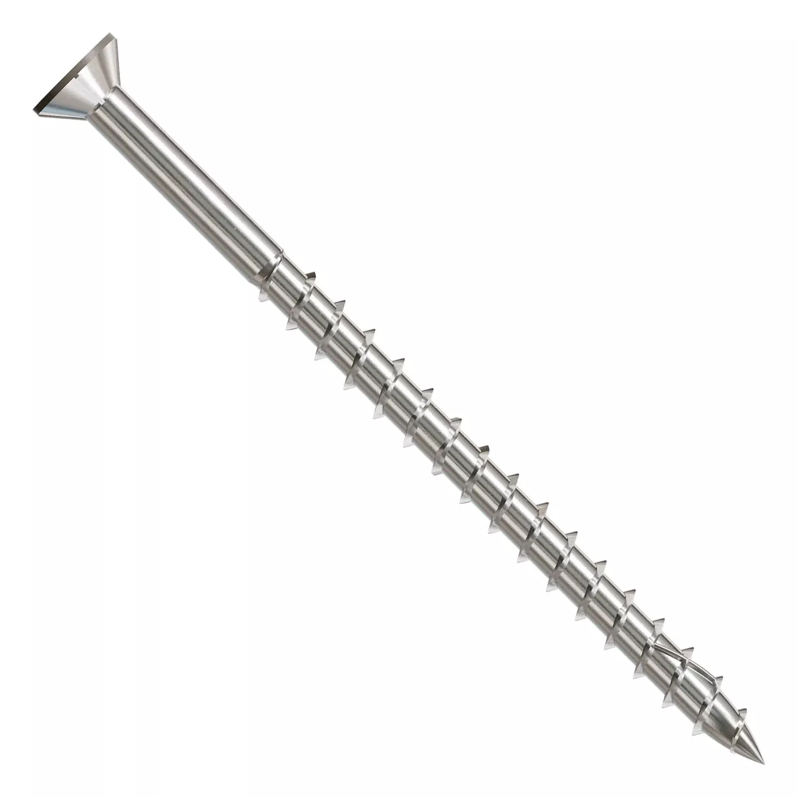 #10 x 3" Simpson Strong-Tie DWP T25 Flat Head Wood Screw - 305 Stainless, Gray, Pkg. 350