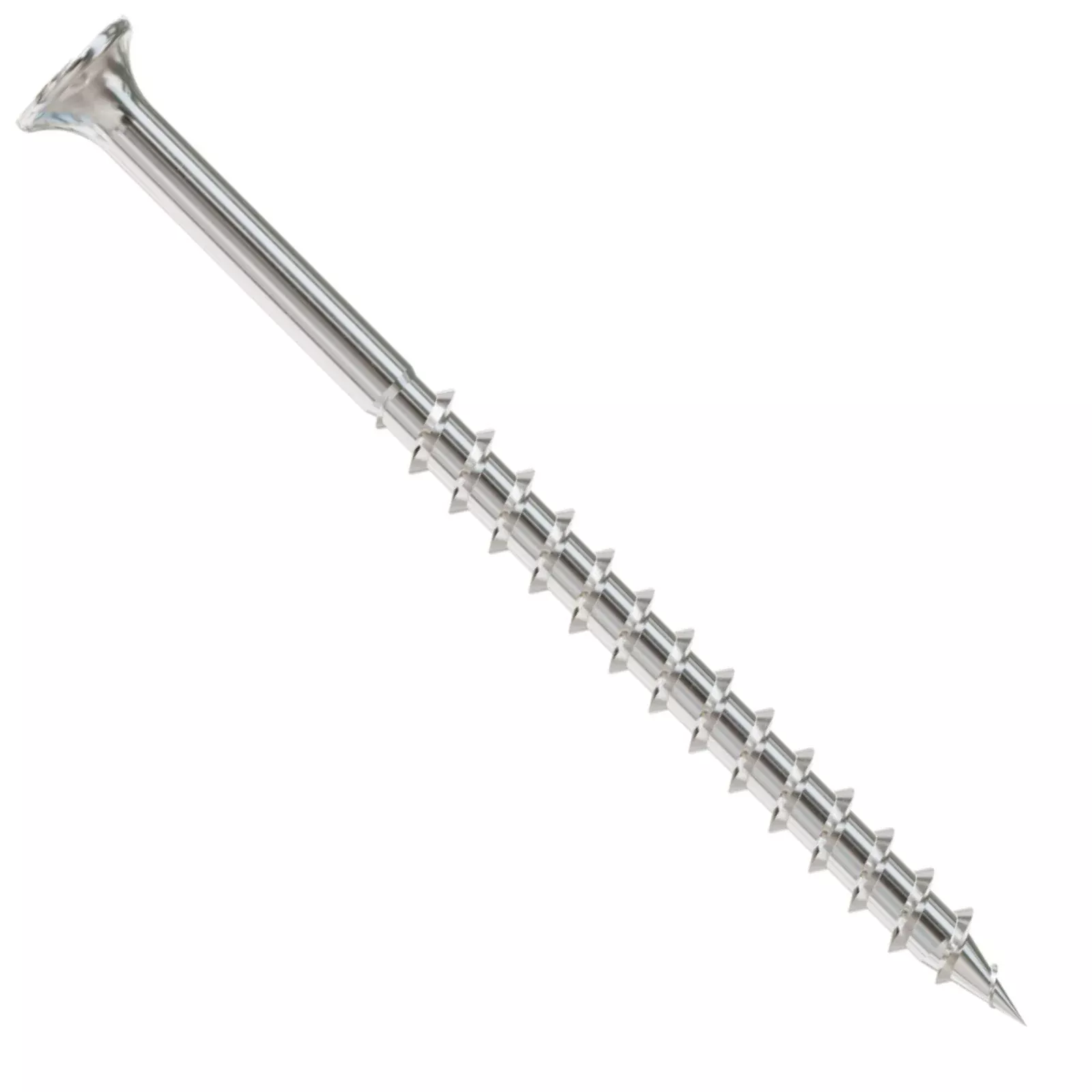 #10 x 3" Simpson Strong-Tie Square Drive Bugle-Head Wood Screw - 316 Stainless Steel, Pkg. 5 Lb.
