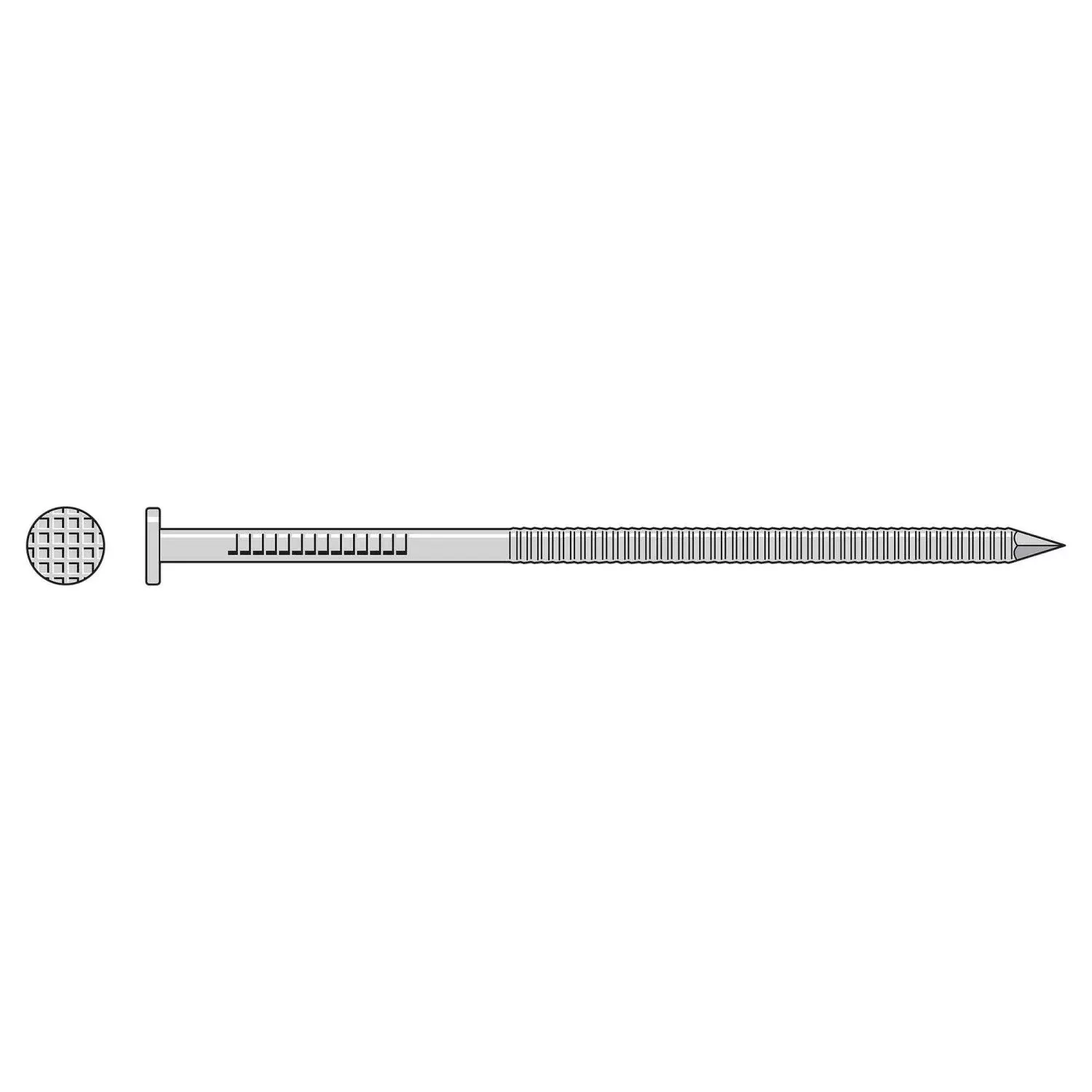 2-1/2" - 12 Gauge Redwood Decking Nail - 304 Stainless Steel, 1 lb. Pkg