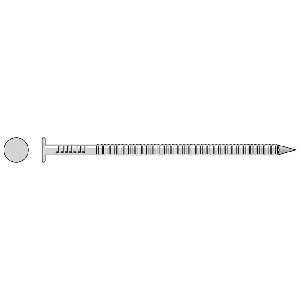 3-1/4" - 6 Gauge Annular Ring Shank Common Nail - 304 Stainless Steel, 25 lbs.