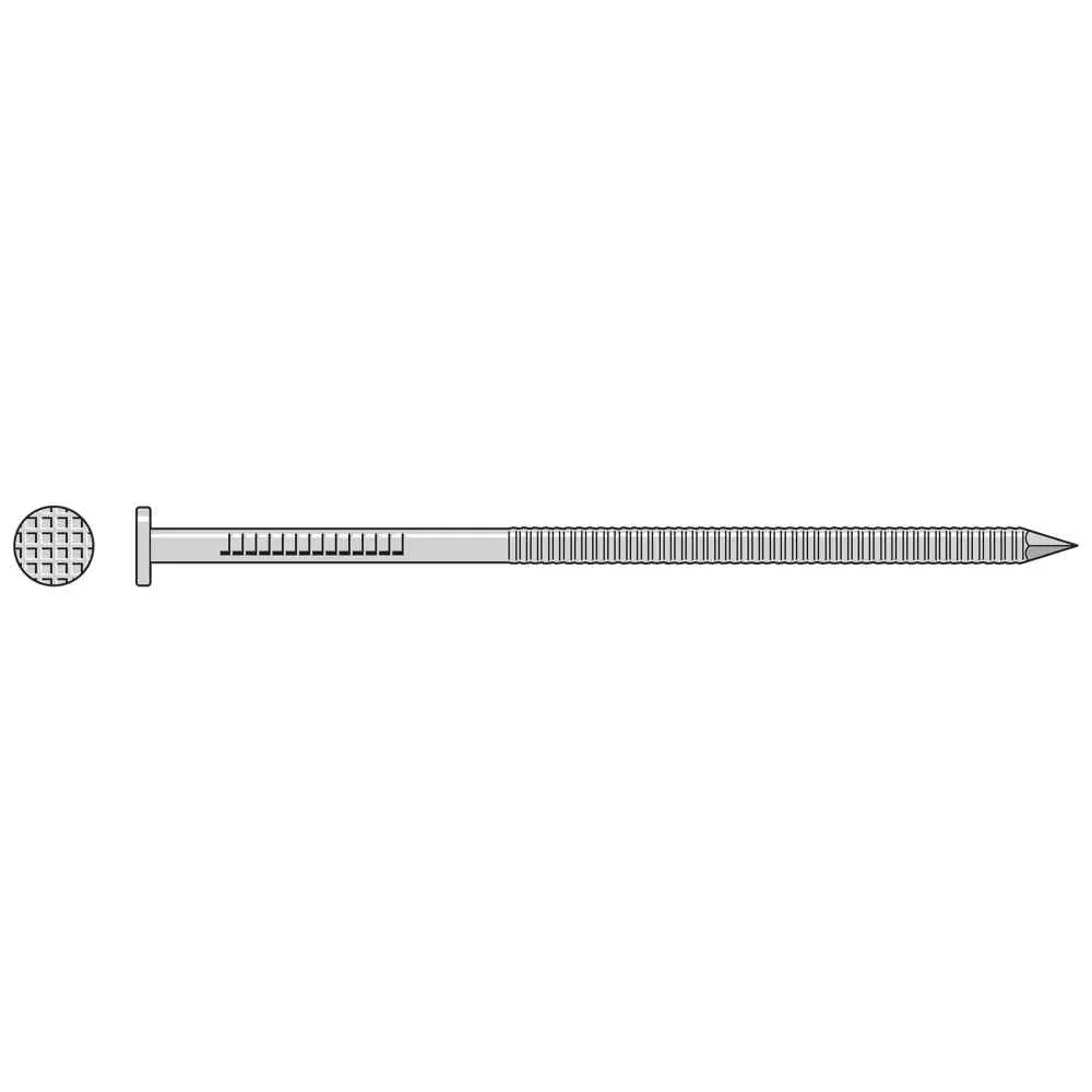 3" - 12 Gauge Cedar and Redwood Decking Nails - 304 Stainless Steel, Pkg 600