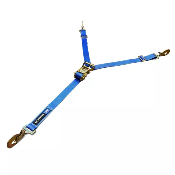 35" to 40" Y-Strap with Twisted Snap Hook - Blue