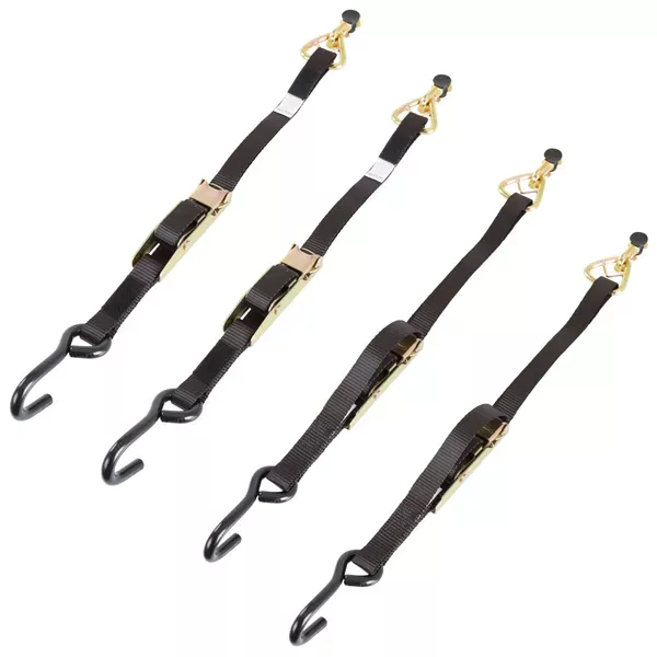 (4) QRT M-Series Automotive Restraint Tie-Down Straps