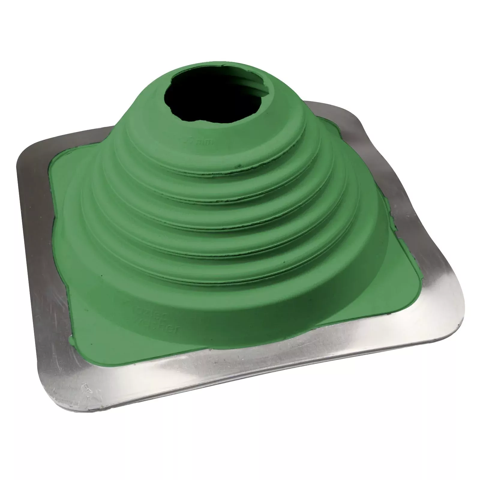 #4 Roofjack Square EPDM Pipe Flashing Boot for Metal Roof, Light Green