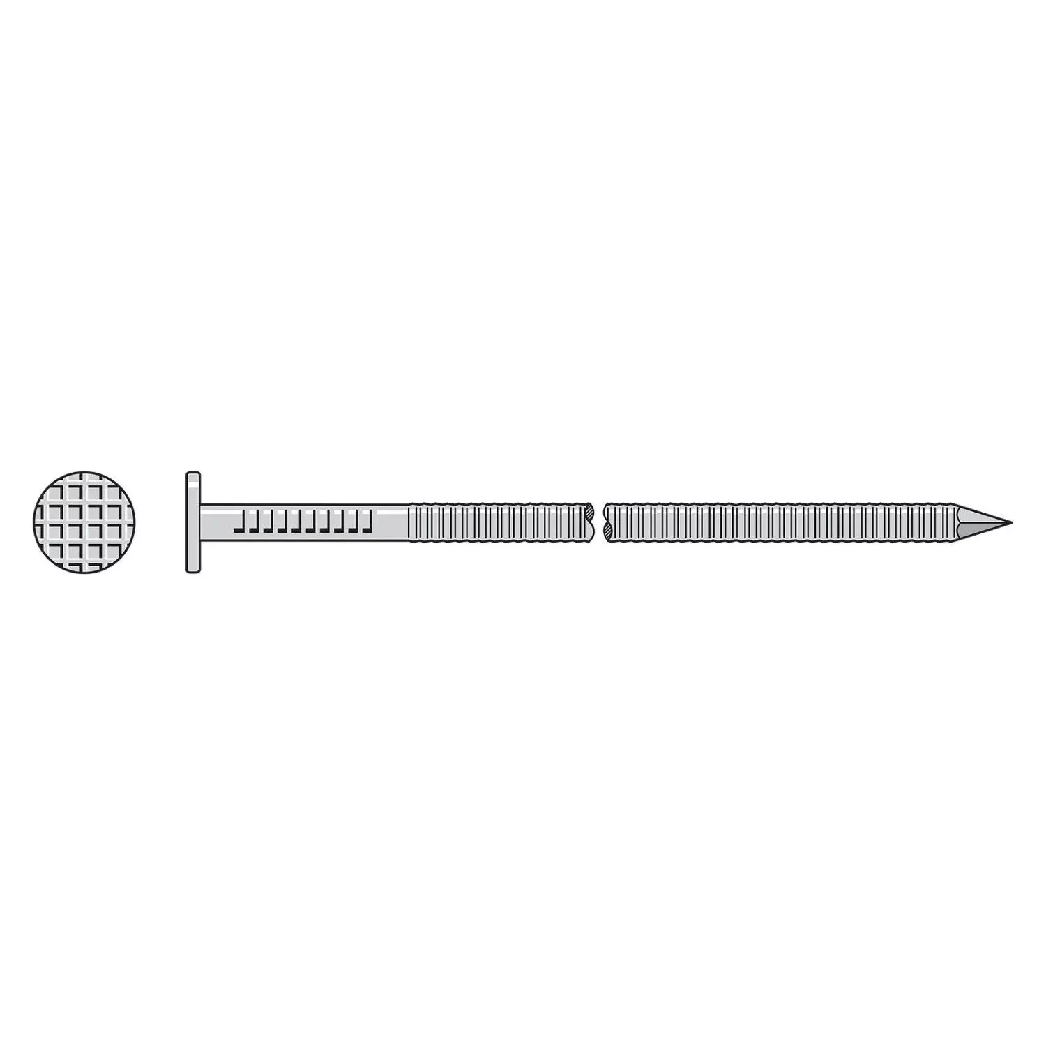 40d (5") Annular Ring Shank Post and Beam Nail - 304 Stainless Steel, 25 lb.