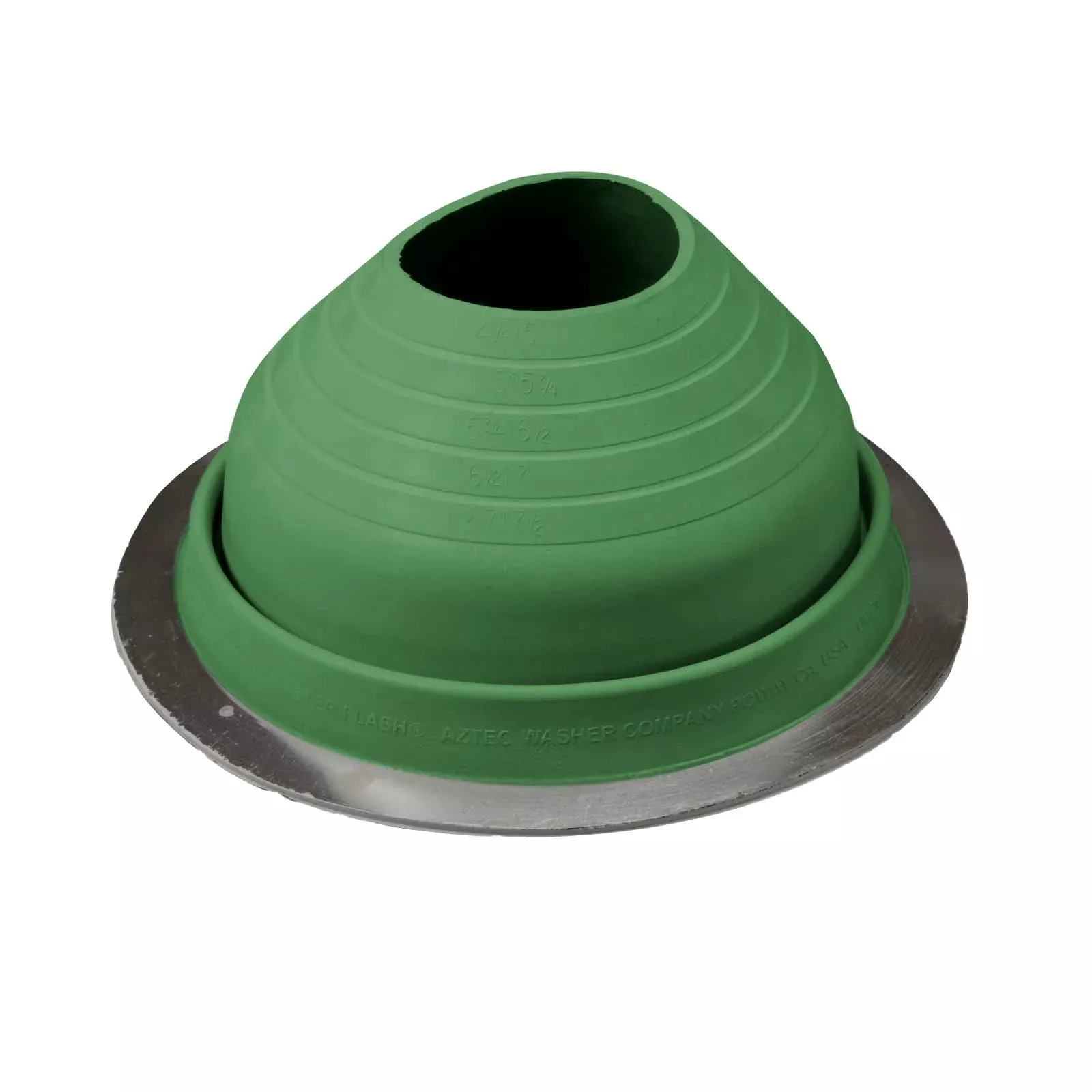 #5 Roofjack Round EPDM Pipe Flashing Boot for Metal Roof, Light Green
