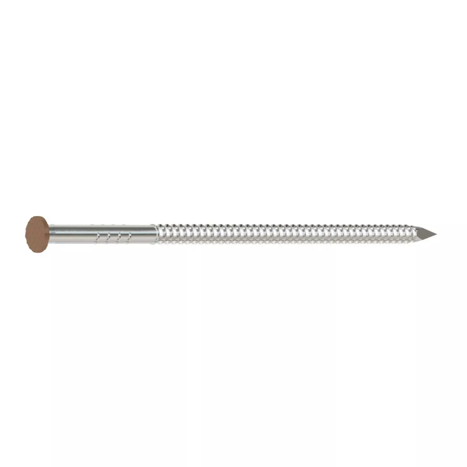 6d (2") - 304 Stainless Steel Painted Siding Nail - Sienna, 25 lb. Pkg
