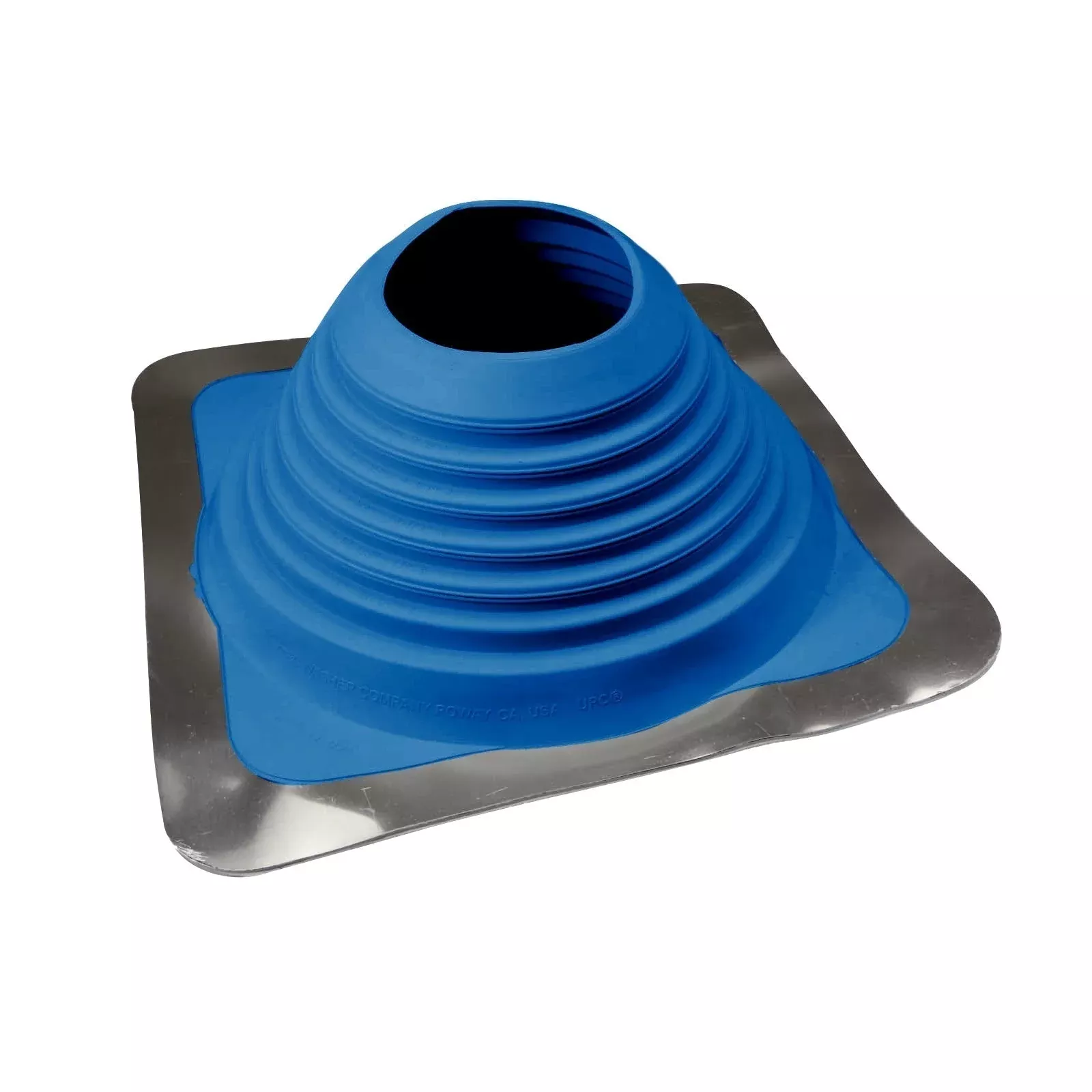 #7 Roofjack Square EPDM Pipe Flashing Boot for Metal Roof, Dark Blue
