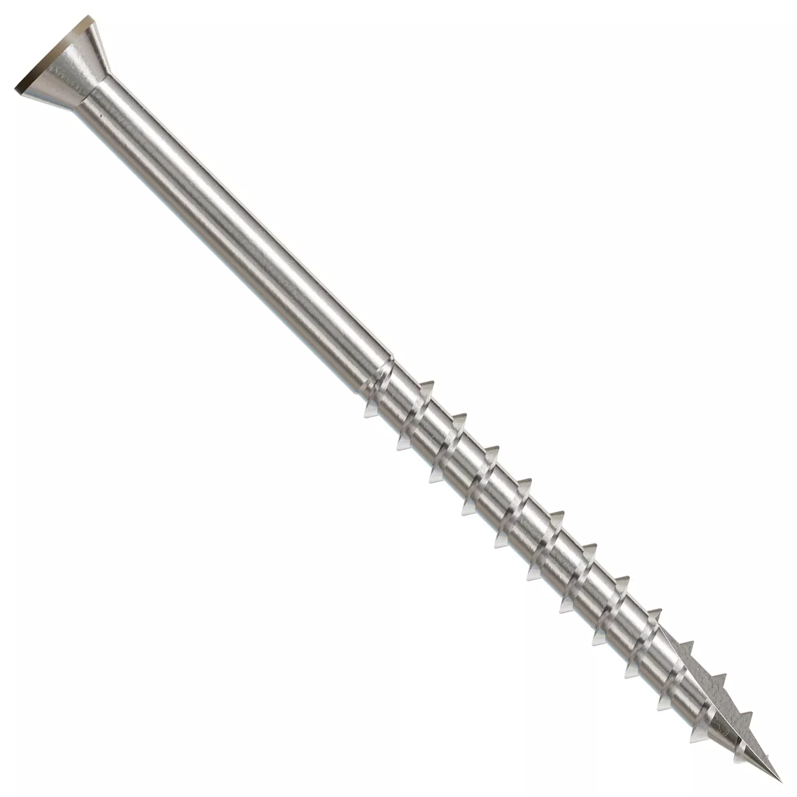#7 x 2-1/4" Simpson Strong-Tie T15 Trim Head Deck Screw - 305 Stainless Steel, Brown 01, Pkg. 350