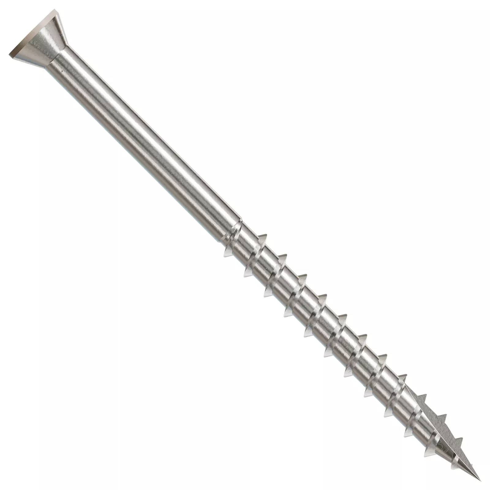#7 x 2-1/4" Simpson Strong-Tie T15 Trim Head Deck Screw - 305 Stainless Steel, Gray 01, Pkg. 350