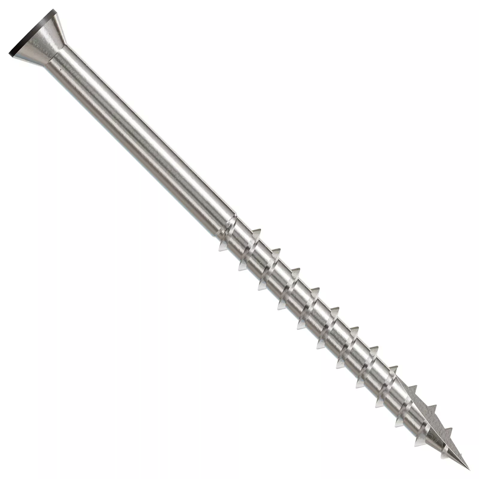 #7 x 2-1/4" Simpson Strong-Tie T15 Trim Head Deck Screw - 305 Stainless Steel, Gray, Pkg. 350