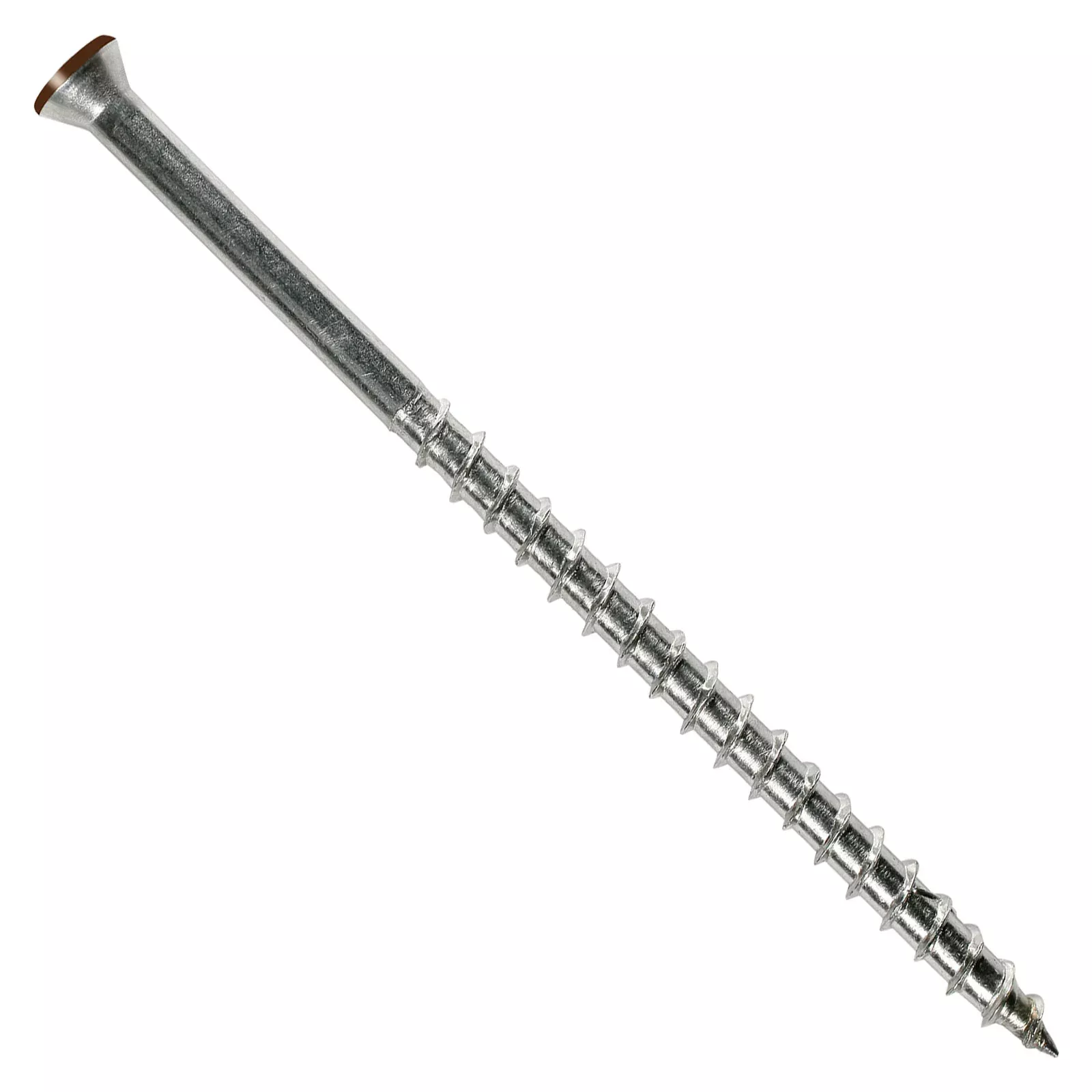 #7 x 2-1/4" Simpson Strong-Tie T15 Trim Head Deck Screw - 305 Stainless Steel, Red 01, Pkg. 350