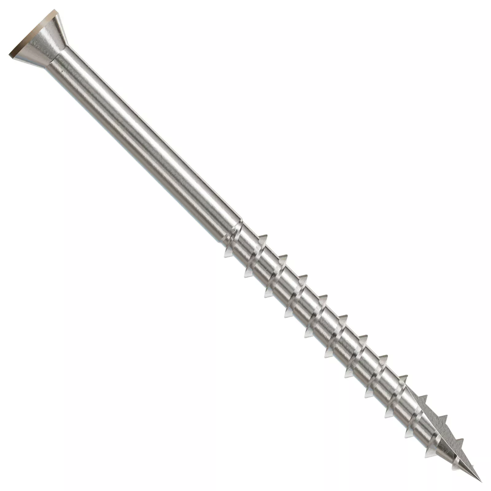 #7 x 2-1/4" Simpson Strong-Tie T15 Trim Head Deck Screw - 305 Stainless Steel, Tan 02, Pkg. 1,750