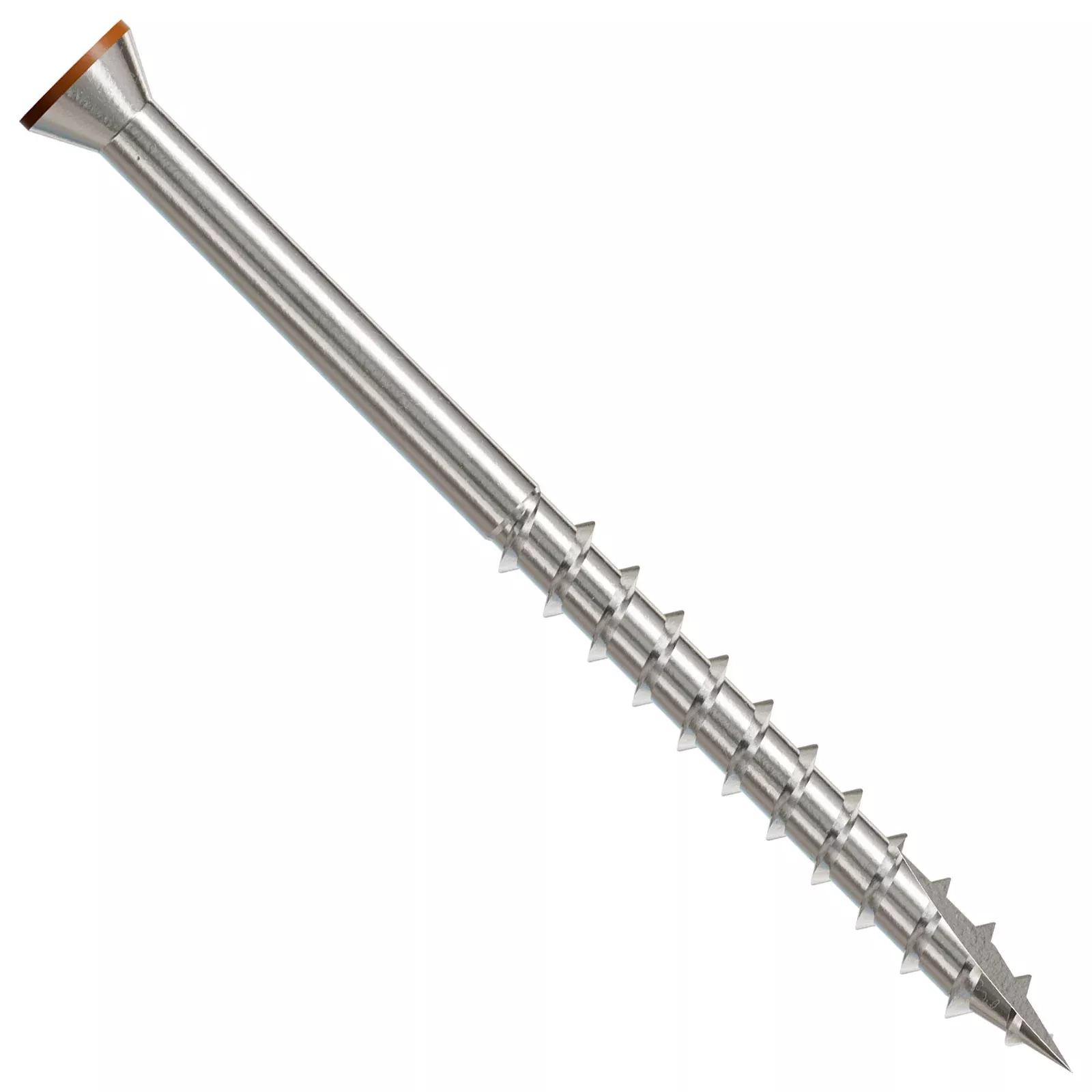 #7 x 2-1/4" Simpson Strong-Tie T15 Trim Head Deck Screw - 305 Stainless Steel, Tan 04, Pkg. 1,750