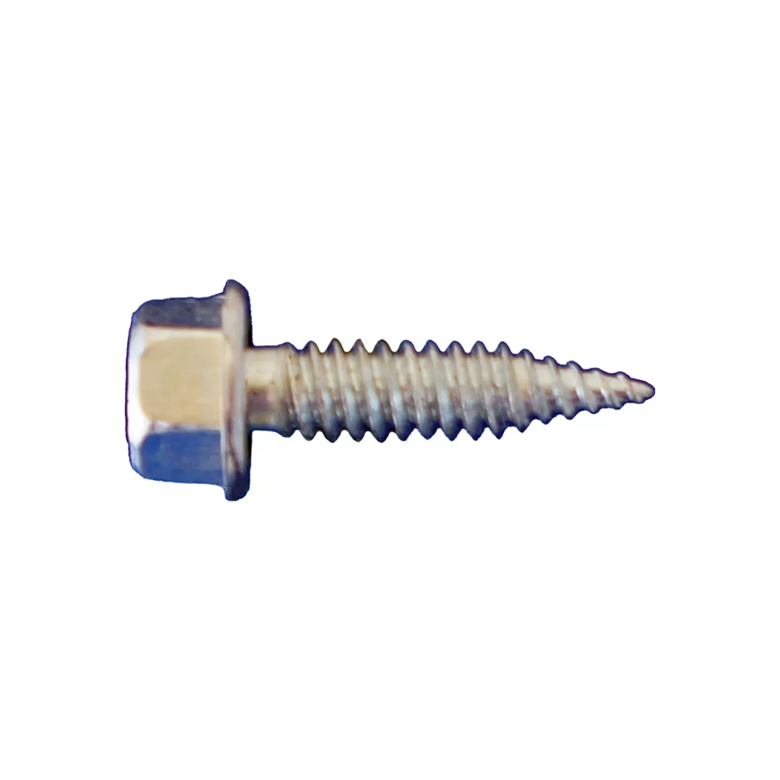 #8 x 1/2" Unslotted Hex Head Sharp Point Sheet Metal Screw - Zinc, Pkg 8000