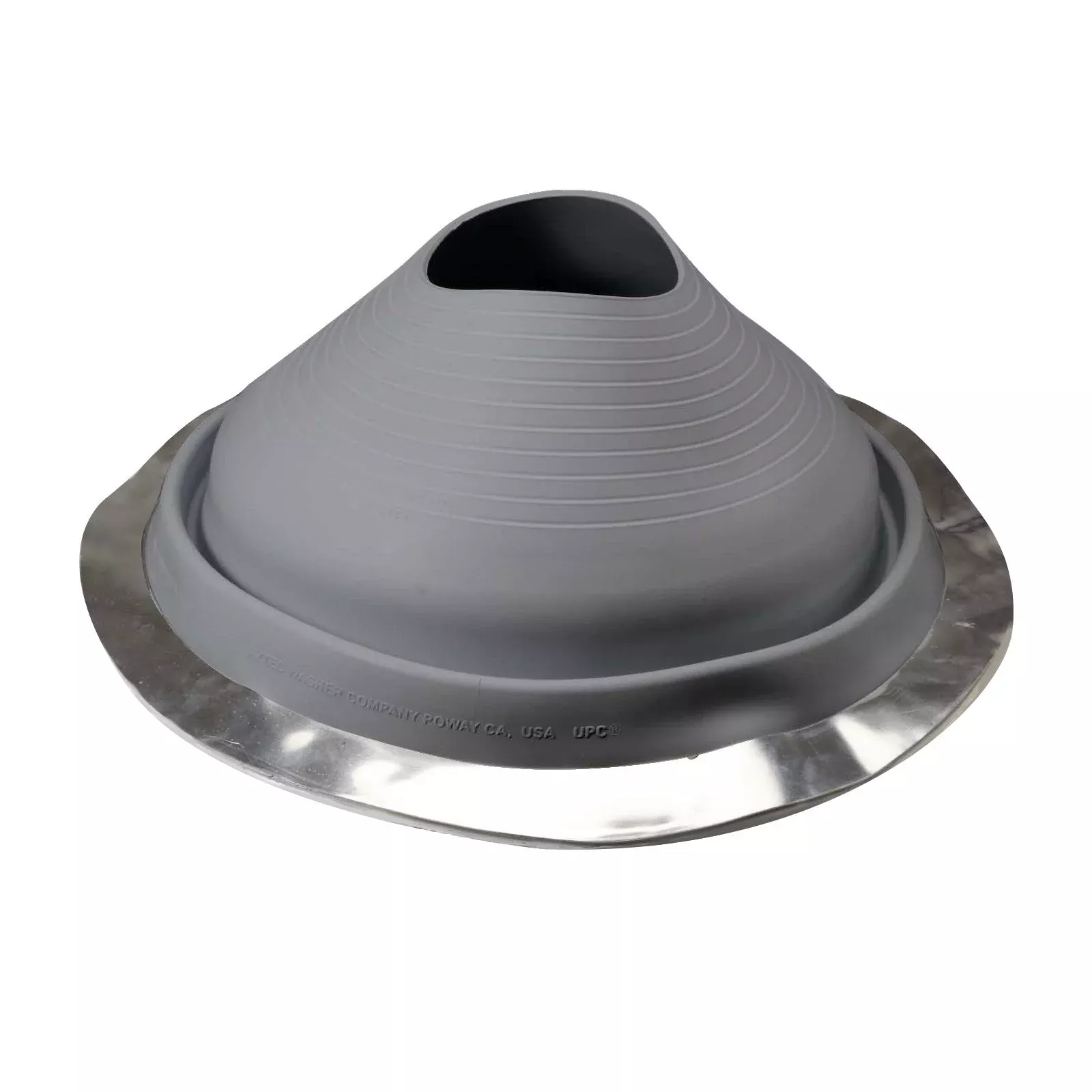 #9 Roofjack Round EPDM Pipe Flashing Boot for Metal Roof, Dark Gray