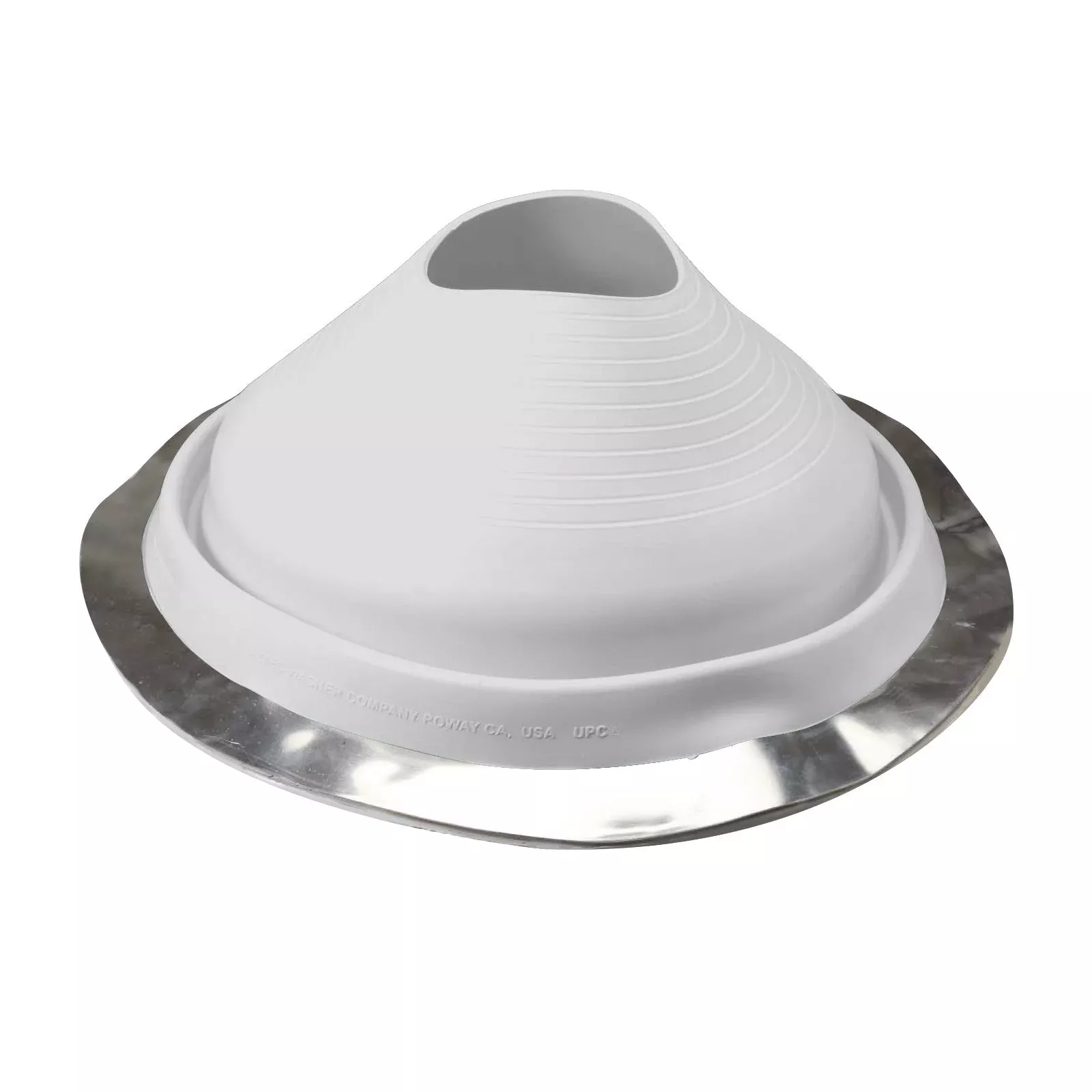 #9 Roofjack Round EPDM Pipe Flashing Boot for Metal Roof, White