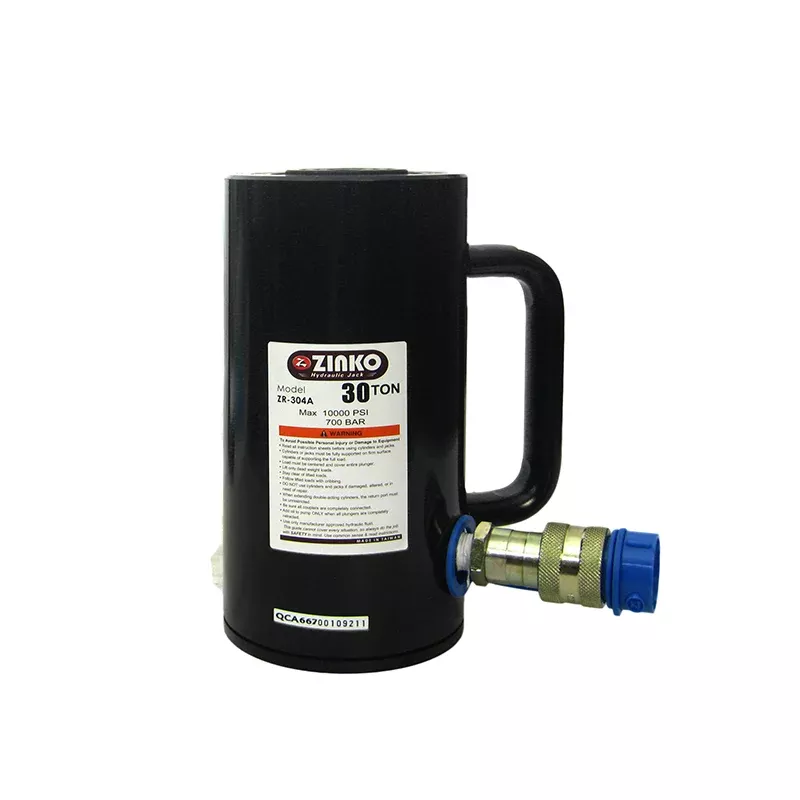 ALUMINUM SINGLE ACTING CYLINDER MODEL: ZR-304A- 30 TON4" STROKE