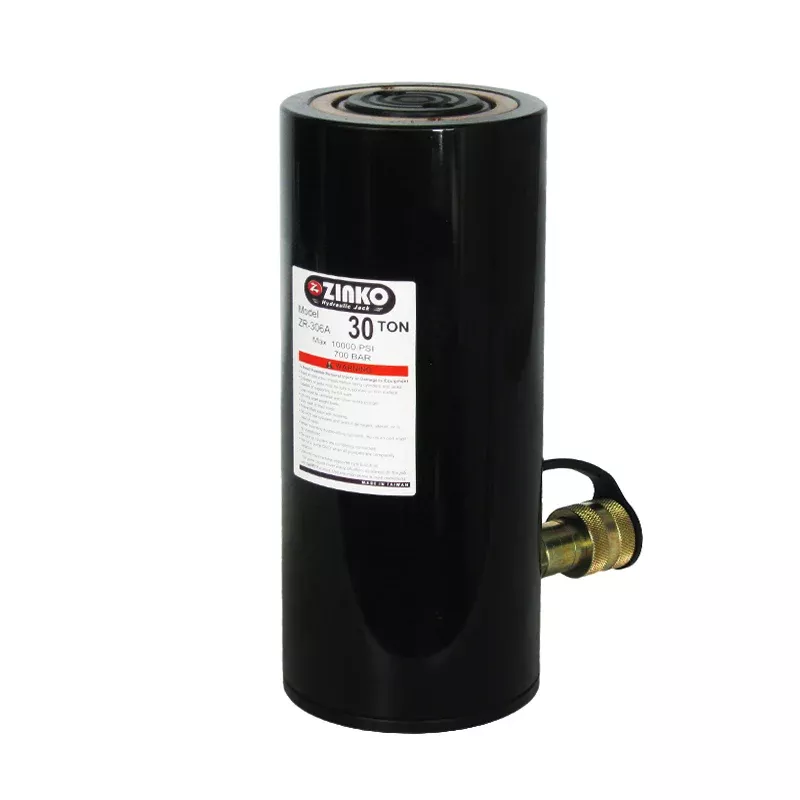 ALUMINUM SINGLE ACTING CYLINDER MODEL: ZR-306A - 30 TON 6" STROKE
