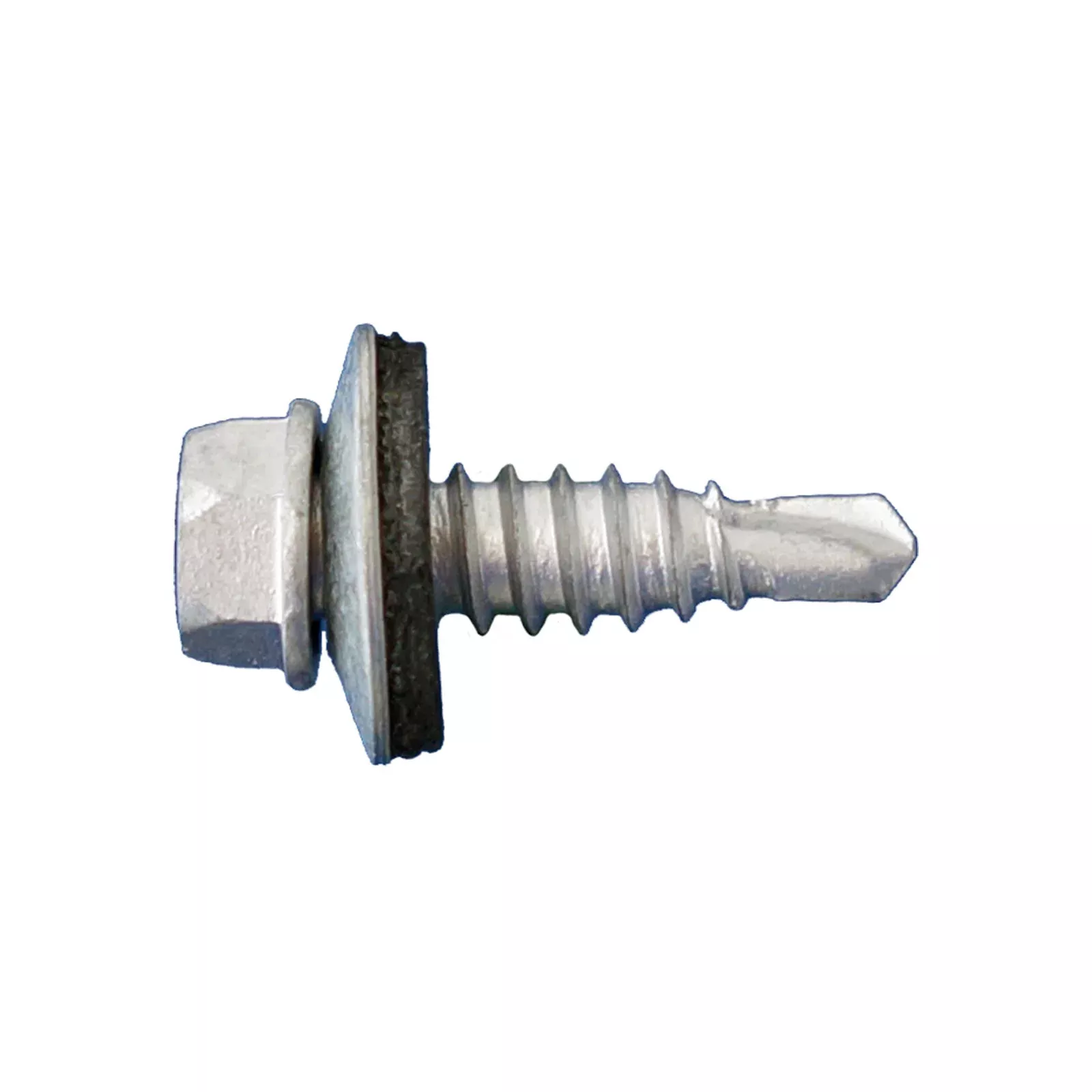Daggerz 1/4" x 7/8" Self-Drilling Metal-to-Metal Screw with Washer, Hex Head - Dagger-Guard Coating, Qty. 2,500