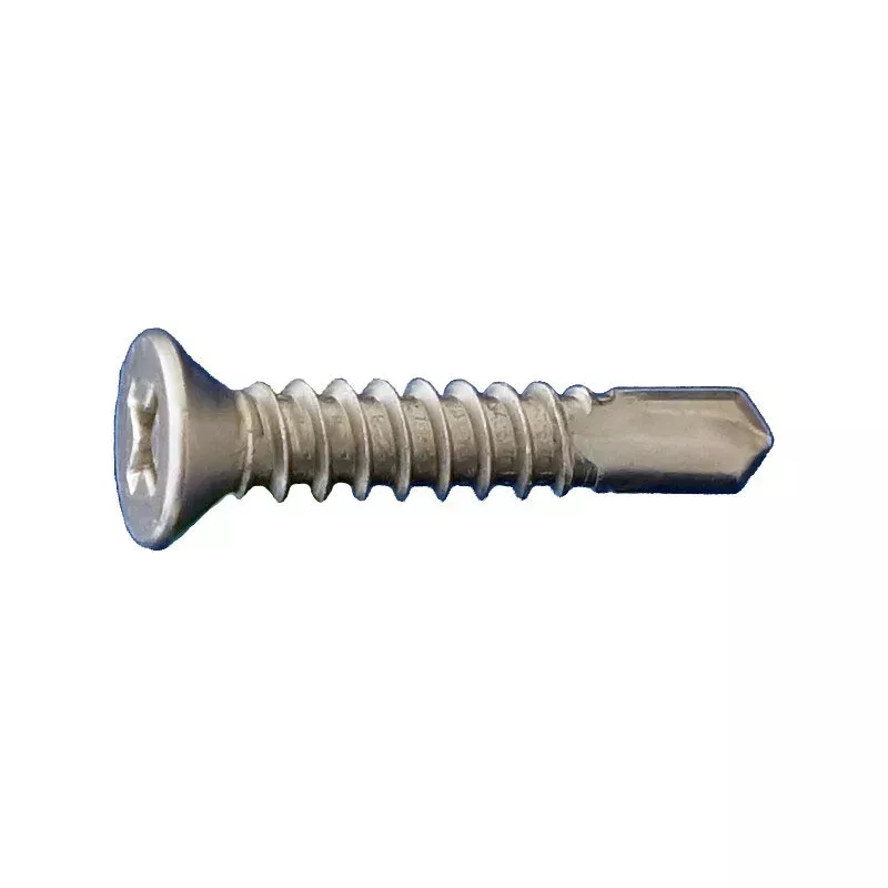 Daggerz #10 x 1-1/2" Self-Drilling Metal-to-Metal Screw, Phillips Flat Head - 410 Stainless Steel, Qty. 3,000