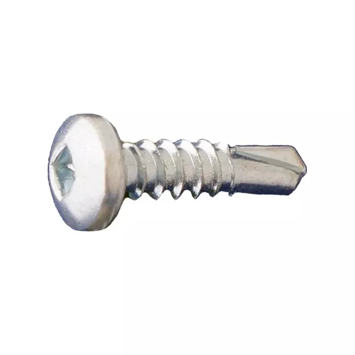 Daggerz #10 x 1-1/2" Self-Drilling Metal-to-Metal Screw, Square Pan Head - Zinc, Qty. 3,000