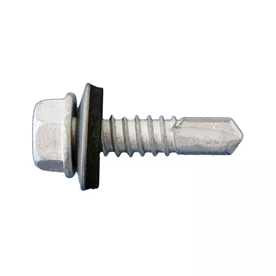 Daggerz #10 x 1-1/2" Self-Drilling Metal-to-Metal Screw with Washer, Hex Head - Dagger-Guard Coating, Qty. 3,000