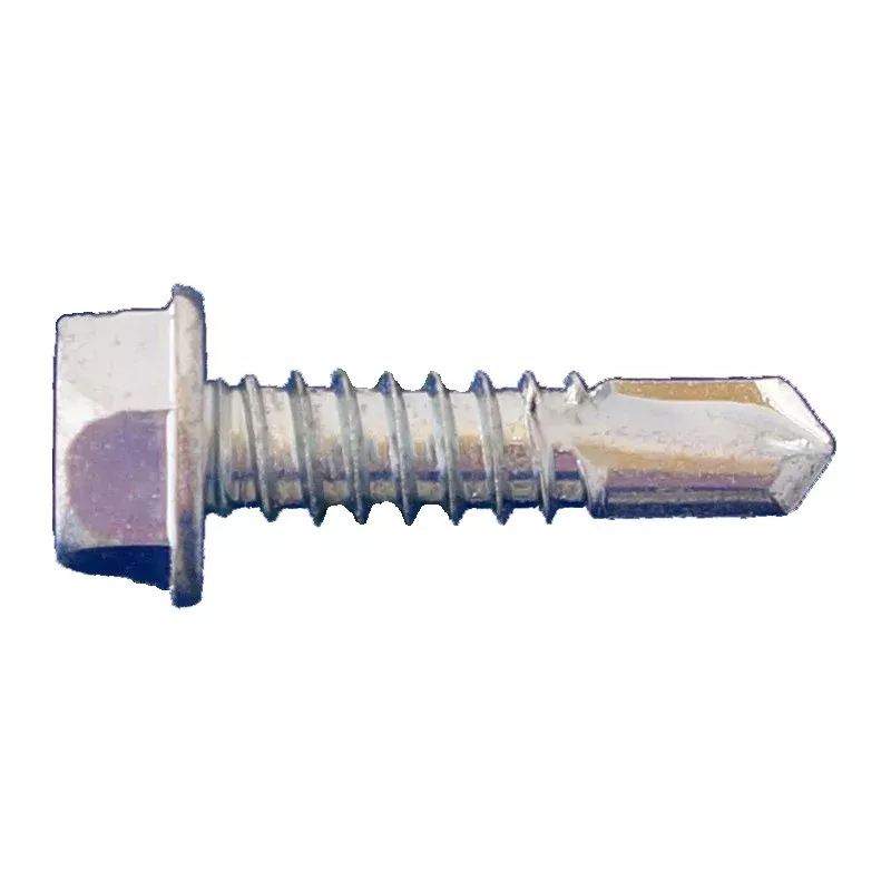 Daggerz #10 x 1-1/4" Self-Drilling Metal-to-Metal Screw, Hex-Washer Head - Zinc, Qty. 3,500