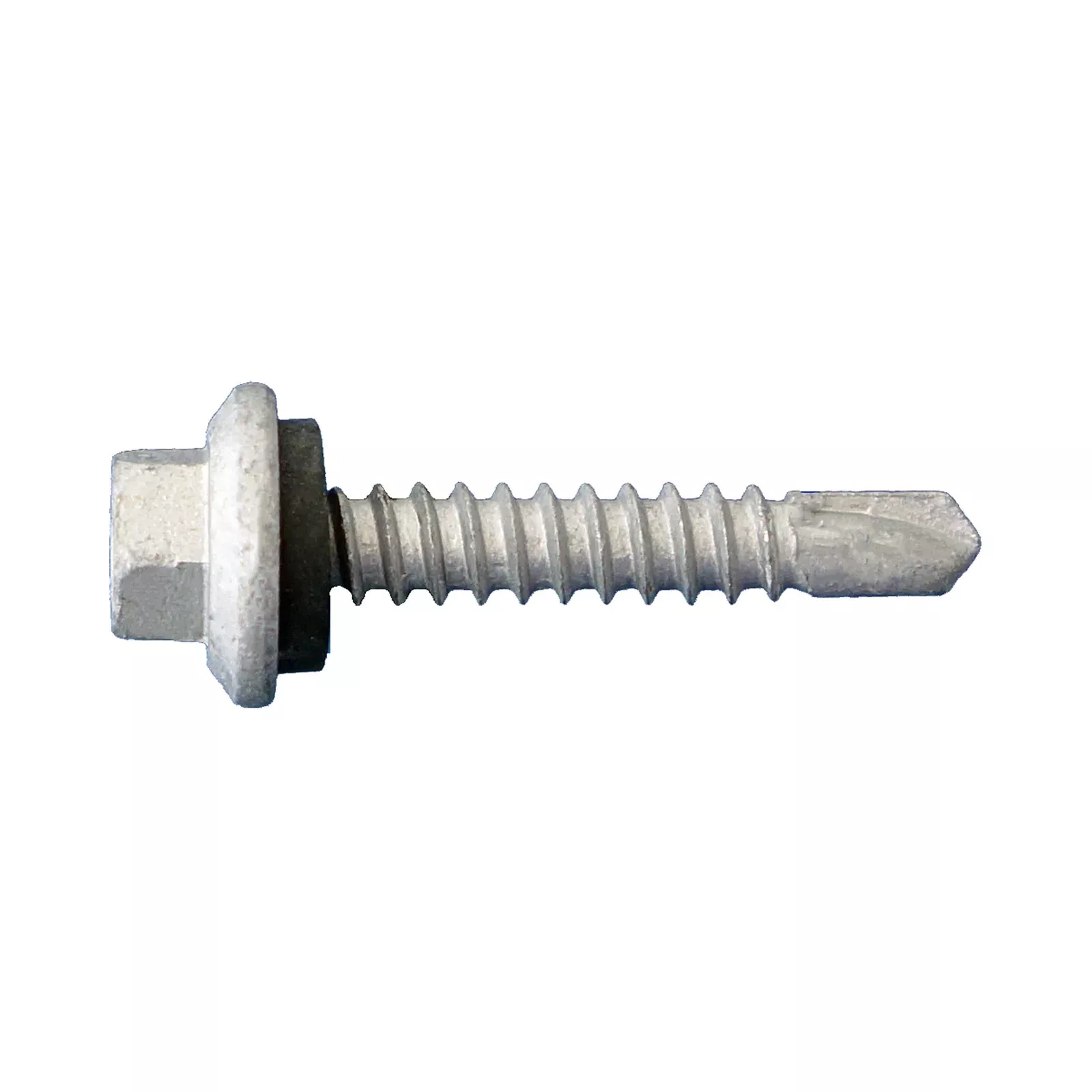 Daggerz #12 x 2" Self-Drilling Metal-to-Metal Screw with Washer, Hex Head - Dagger-Guard Coating, Qty. 1,500