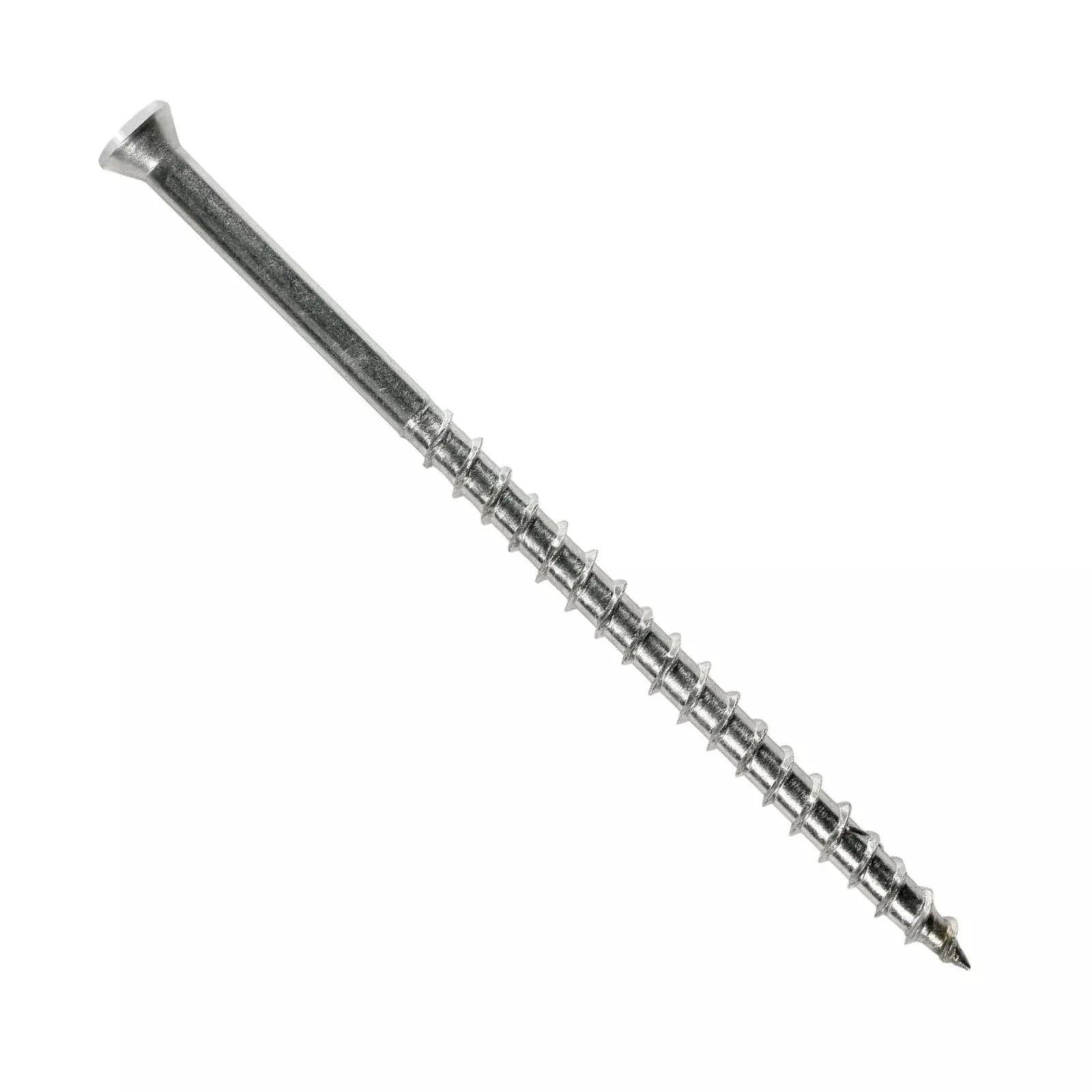 Simpson Strong-Tie #7 x 1-5/8" T15 Trim Head Wood Screw - 305 Stainless Steel, White 01, Qty. 1,750