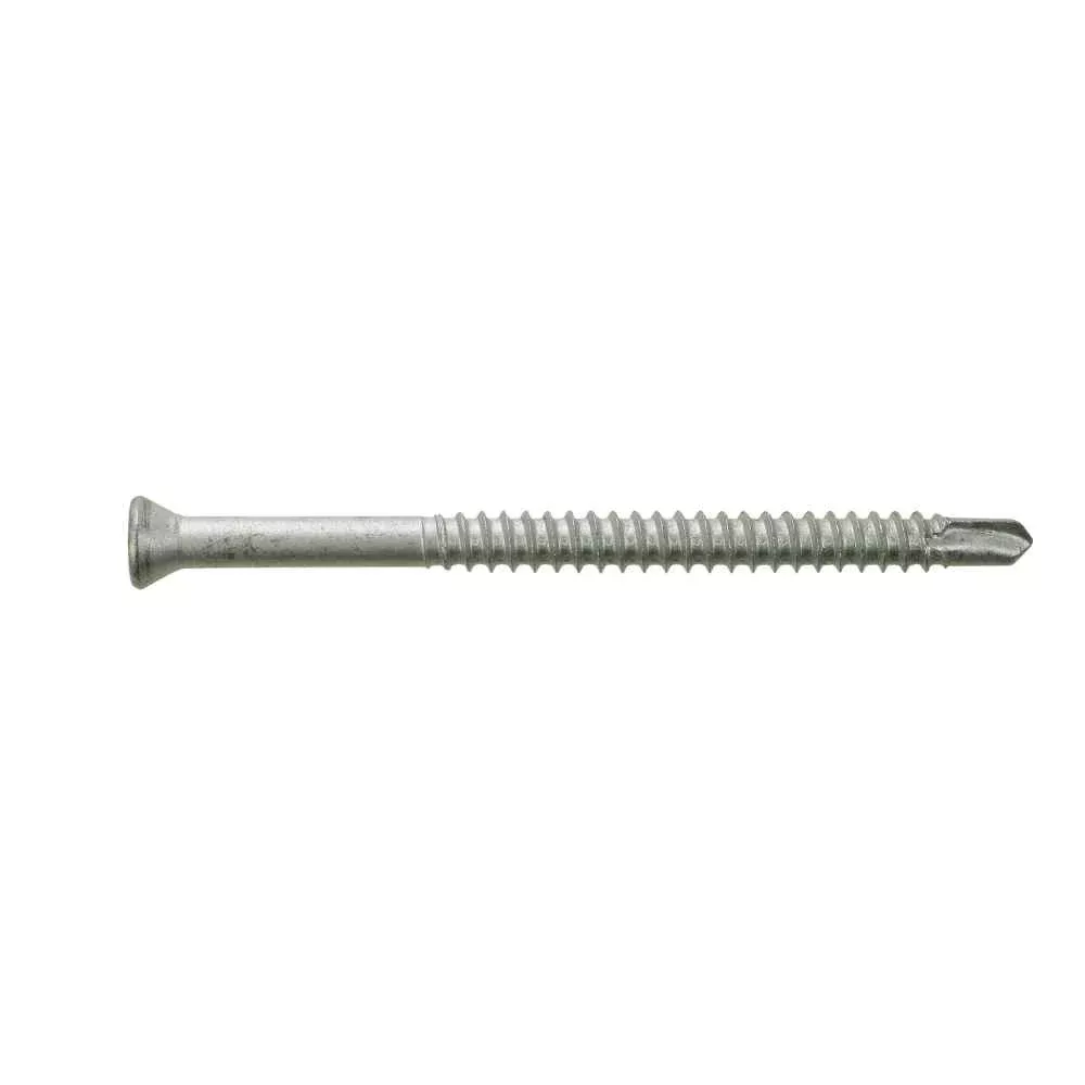 Simpson Strong-Tie #7 x 3" Self-Drilling Siding Screw, Square Trim Head - 410 Stainless Steel, Qty. 100