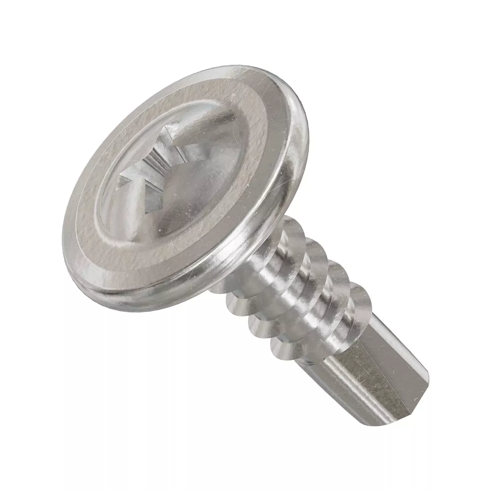 Simpson Strong-Tie #8 x 9/16" Self-Drilling Wire-Lath Screw, Phillips Modified Truss Head - 410 Stainless Steel, Qty. 8,000