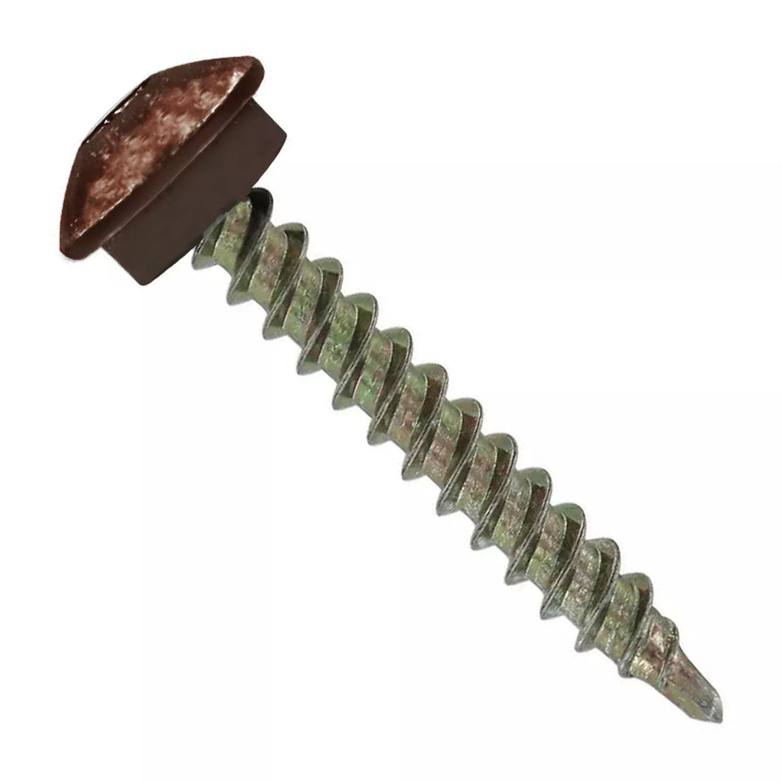 ST Fastening #10 x 1-1/2" Eclipse Woodbinder Metal Roofing Screw - Koko Brown, Pkg 250