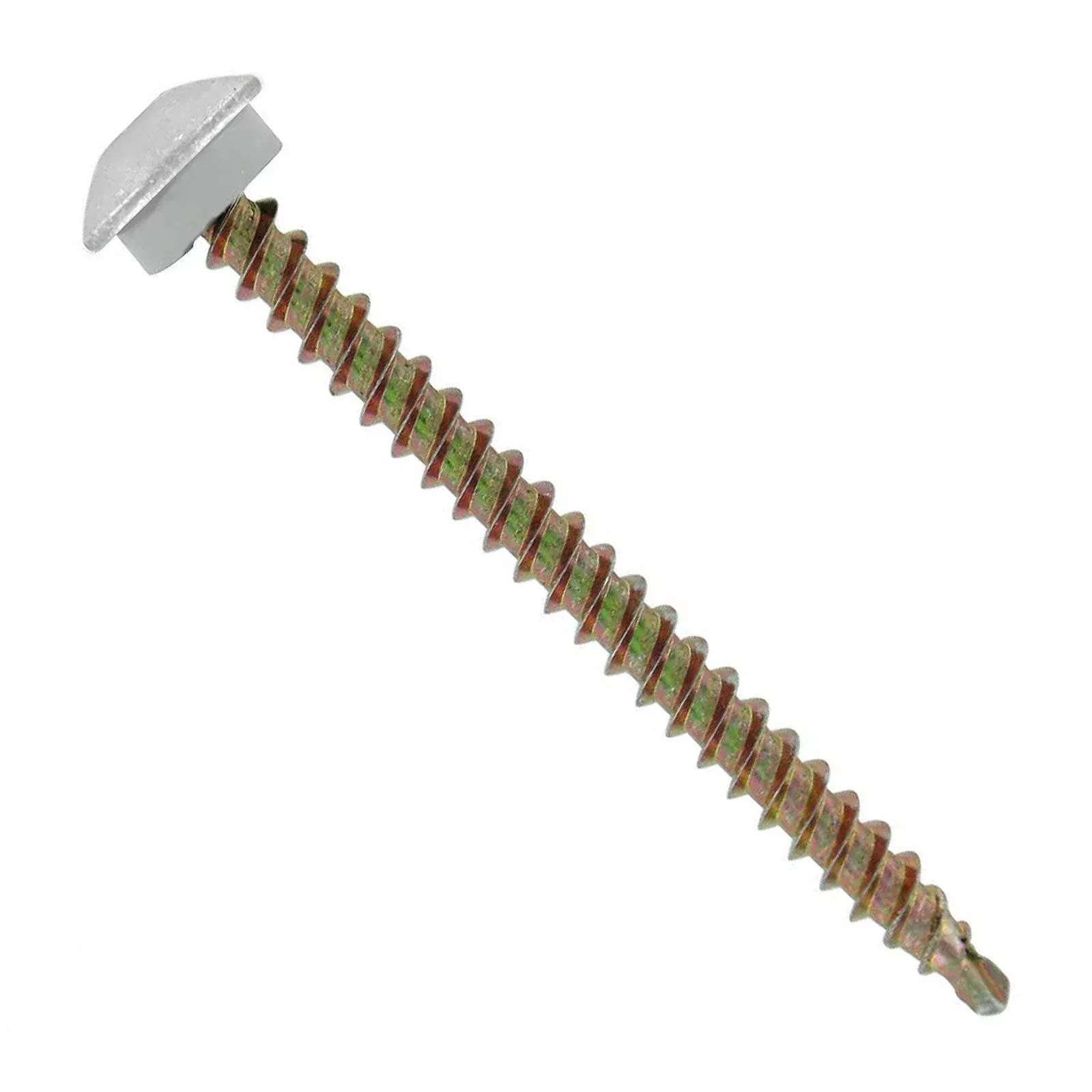 ST Fastening #10 x 2-1/2" Eclipse Woodbinder Metal Roofing Screw - Alamo White, Pkg 250