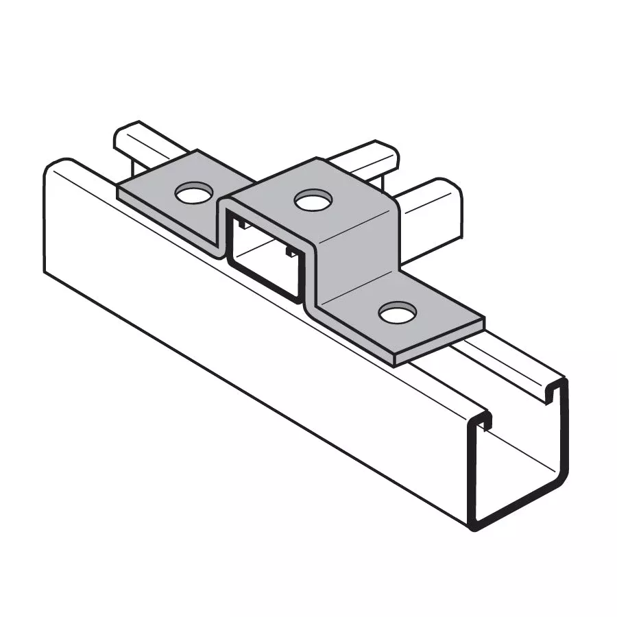 U Fitting For 2-7/16" Channel Height - 304 Stainless Steel